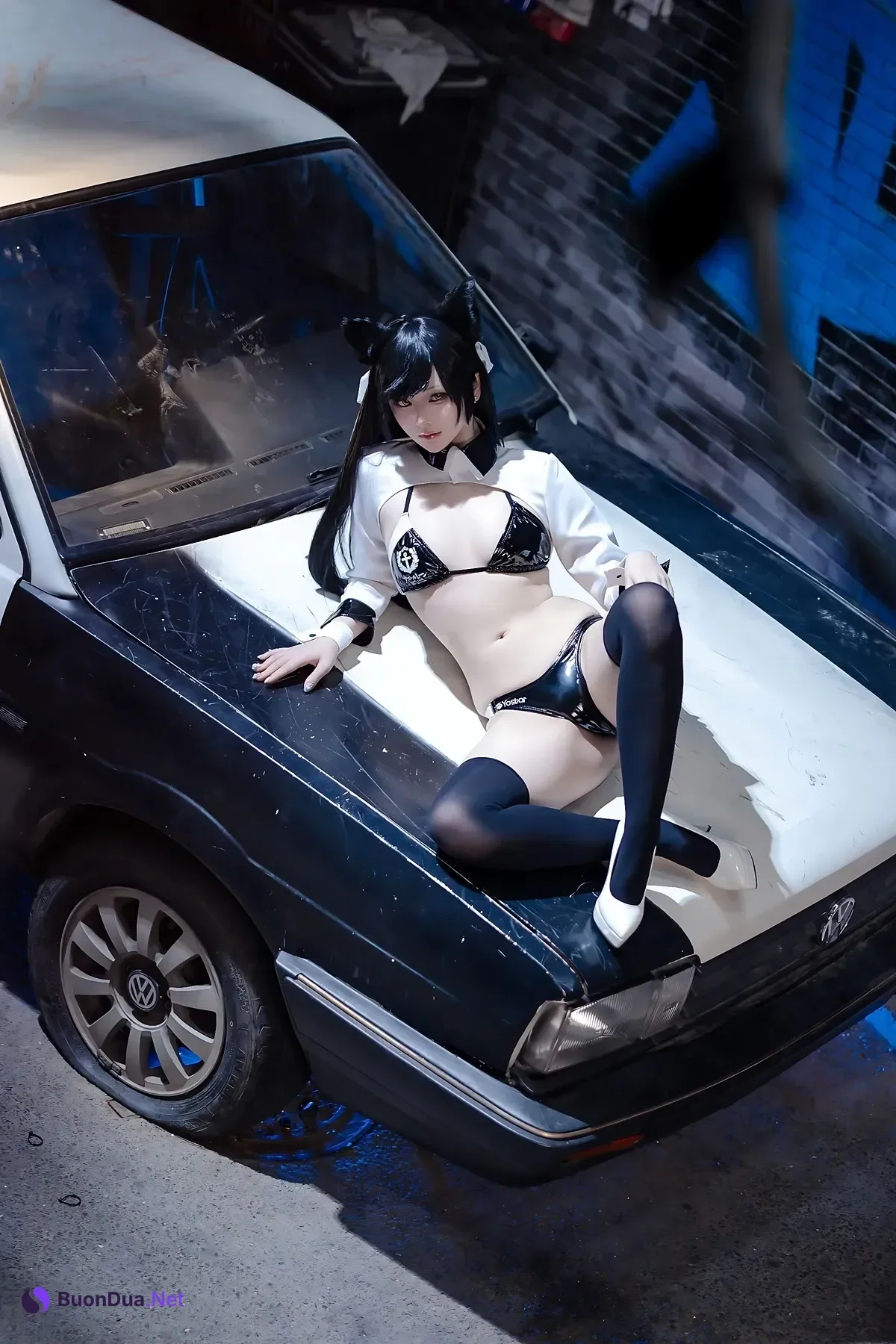 Cosplay 屿鱼 – 碧蓝航线 爱宕赛车服 Set.02 - Photo 16