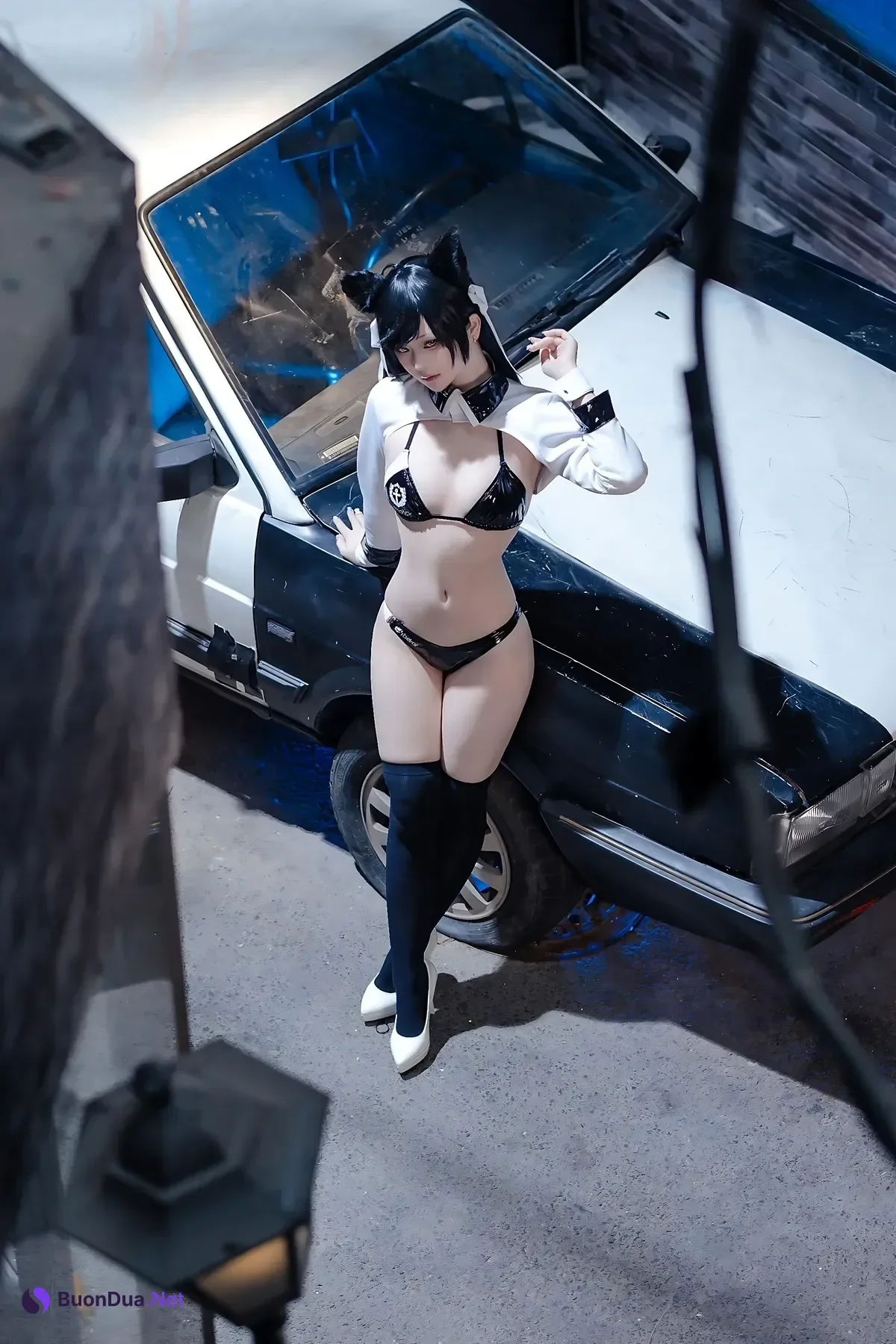 Cosplay 屿鱼 – 碧蓝航线 爱宕赛车服 Set.02 - Photo 17