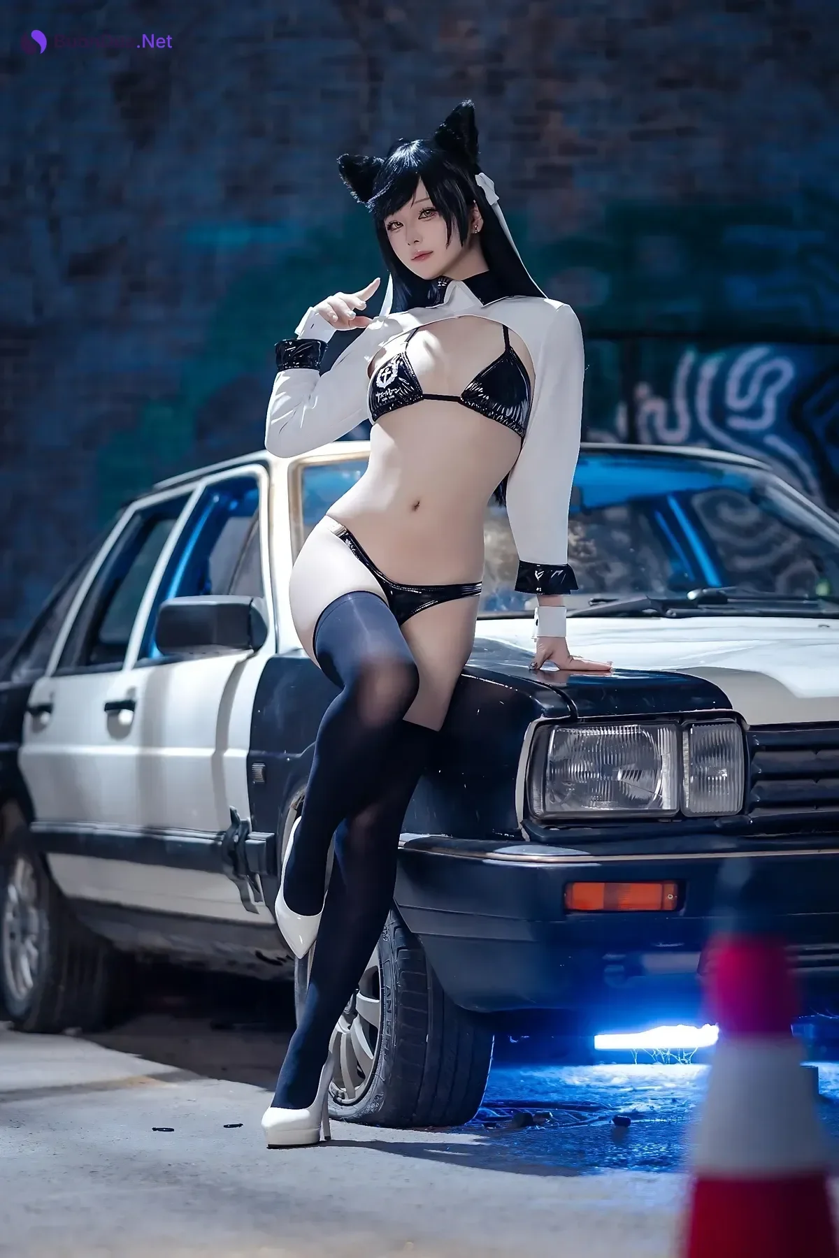 Cosplay 屿鱼 – 碧蓝航线 爱宕赛车服 Set.02 - Photo 19