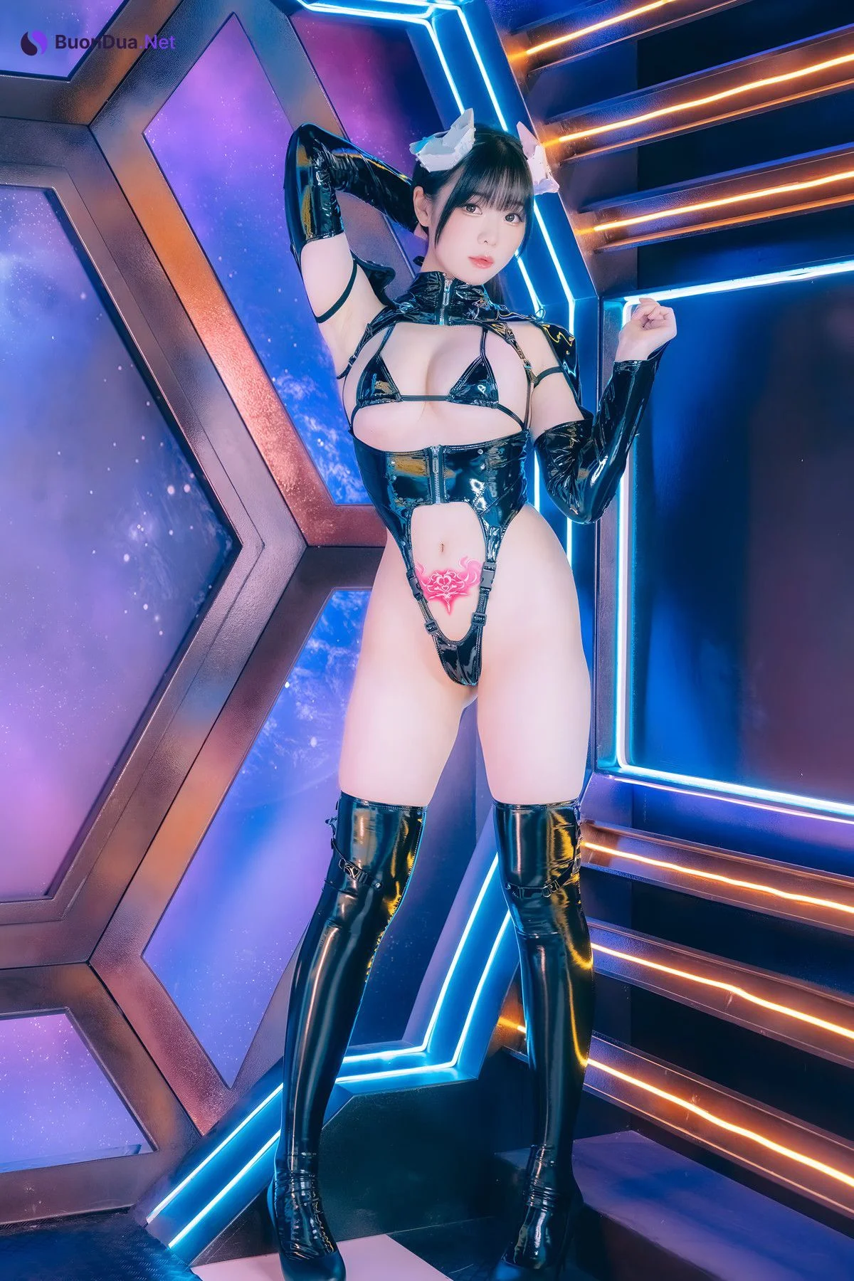 Cosplay 霜月shimo Cyber Shimo サイバー シモ Set.02 - Photo 3