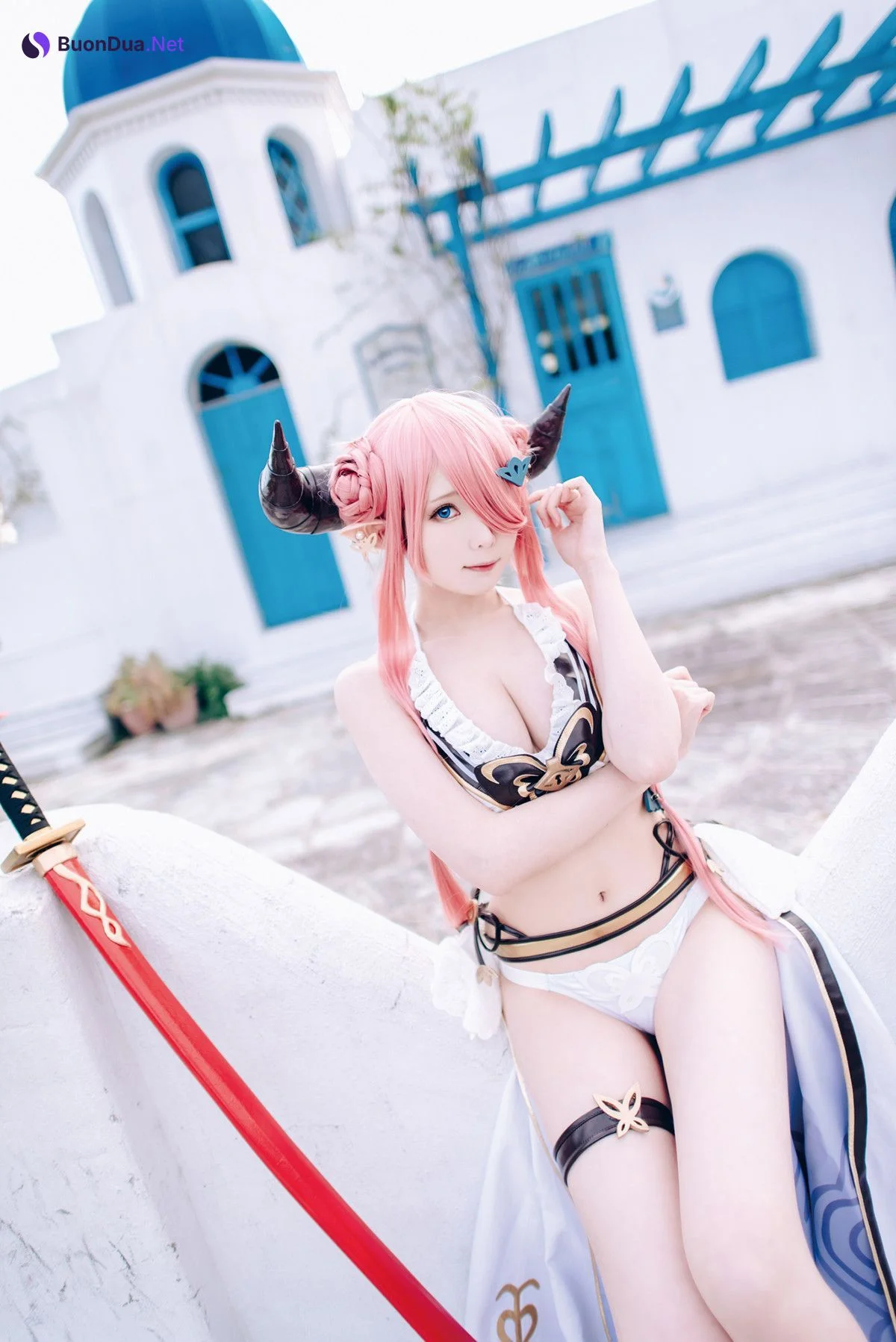 Cosplay 霜月shimo 碧蓝幻想 娜尔梅亚 Set.01 - Photo 11