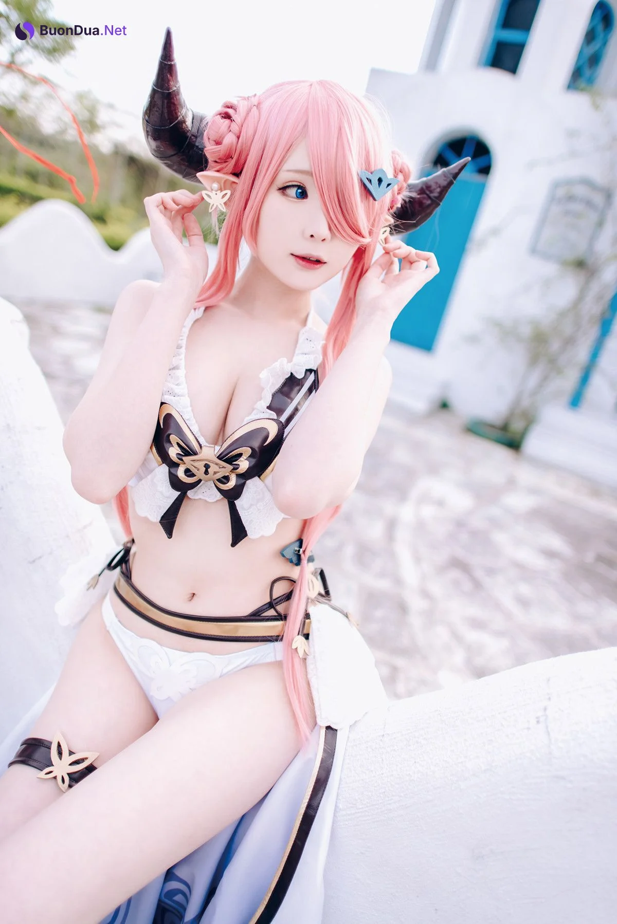 Cosplay 霜月shimo 碧蓝幻想 娜尔梅亚 Set.01 - Photo 12