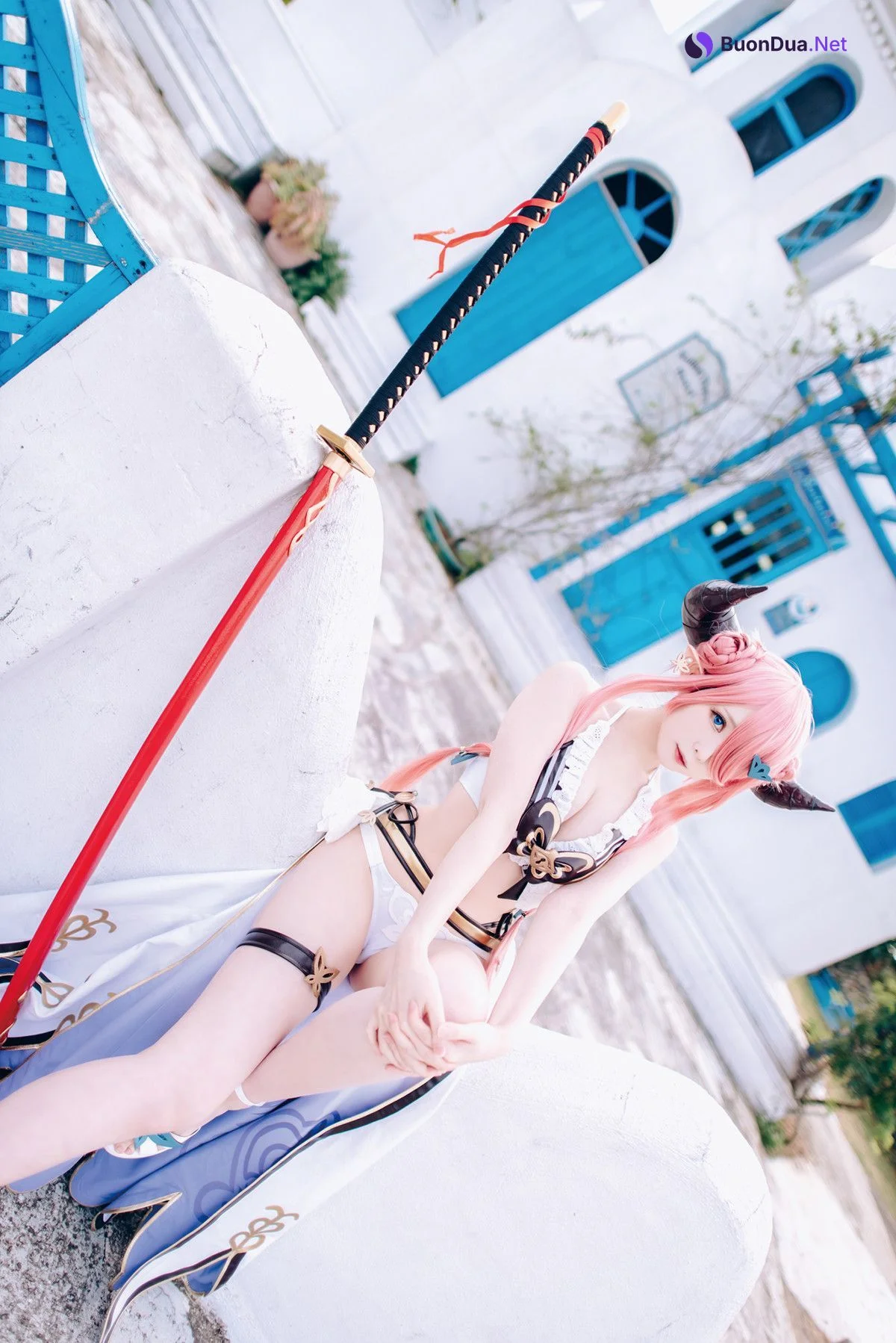 Cosplay 霜月shimo 碧蓝幻想 娜尔梅亚 Set.01 - Photo 13