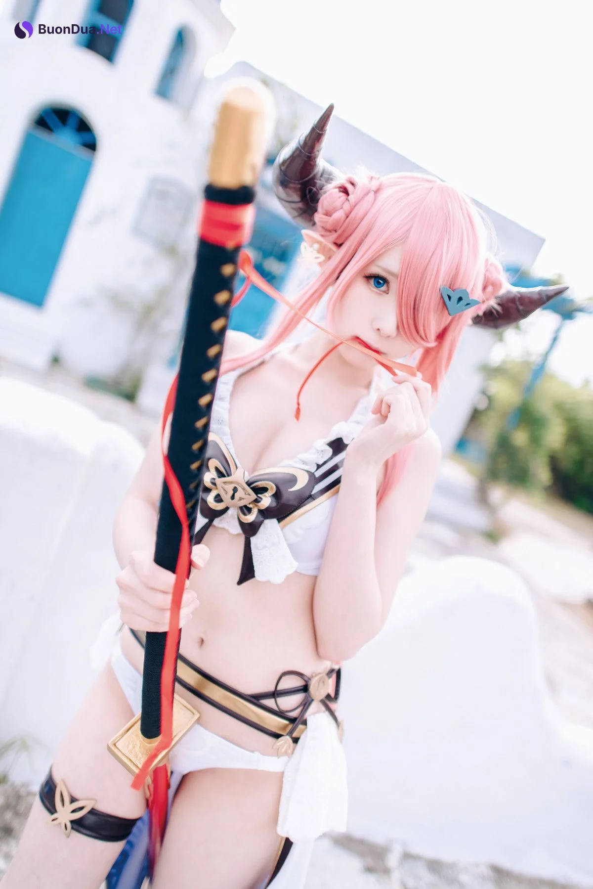 Cosplay 霜月shimo 碧蓝幻想 娜尔梅亚 Set.01 - Photo 15