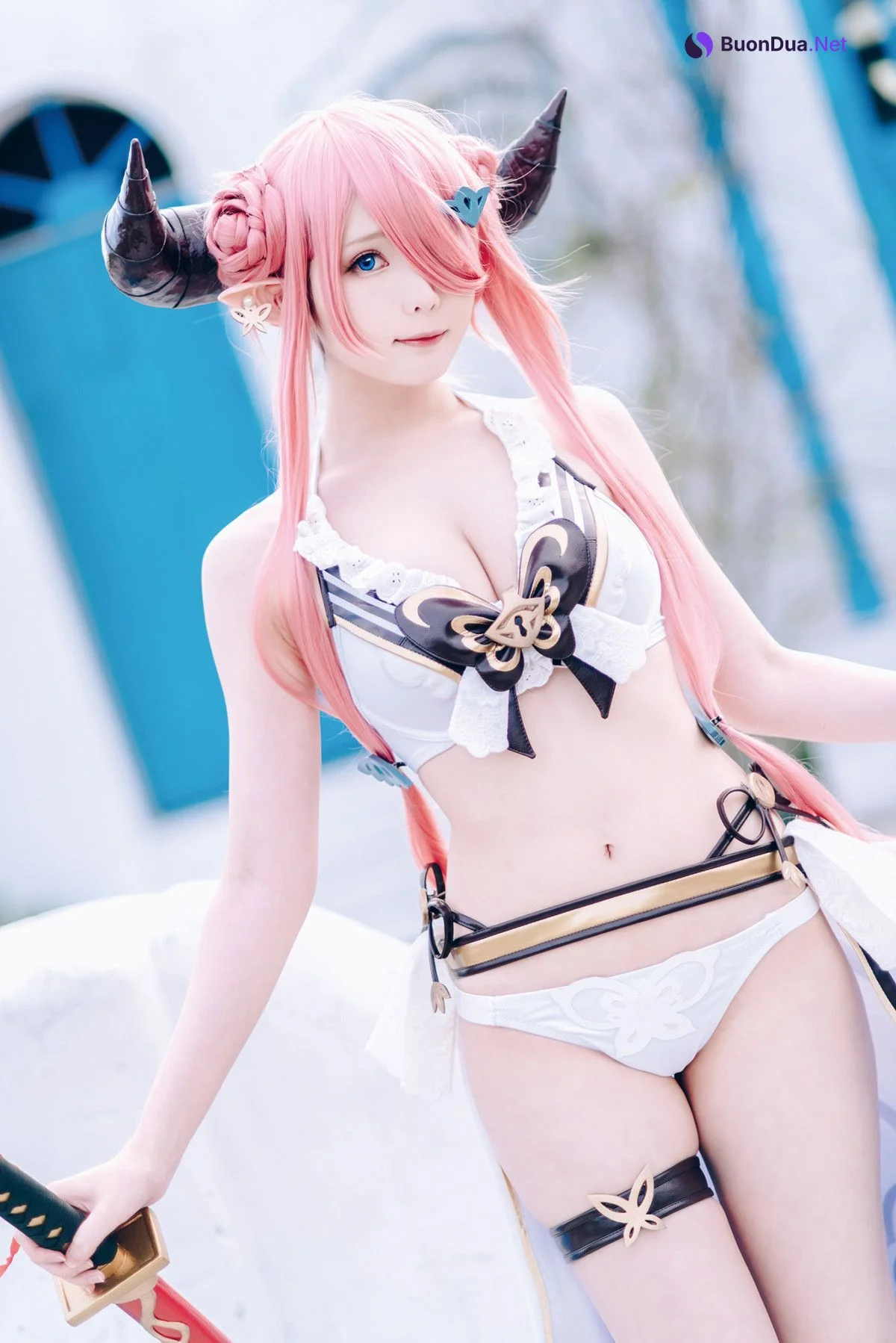 Cosplay 霜月shimo 碧蓝幻想 娜尔梅亚 Set.01 - Photo 18