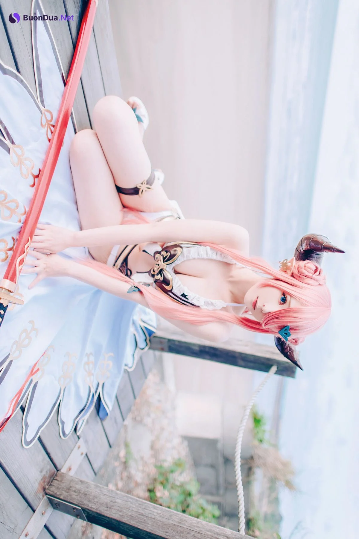 Cosplay 霜月shimo 碧蓝幻想 娜尔梅亚 Set.01 - Photo 5