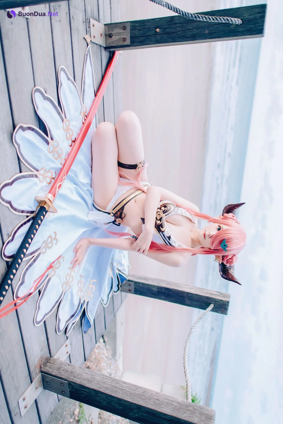 Cosplay 霜月shimo 碧蓝幻想 娜尔梅亚 Set.01 - Photo 6