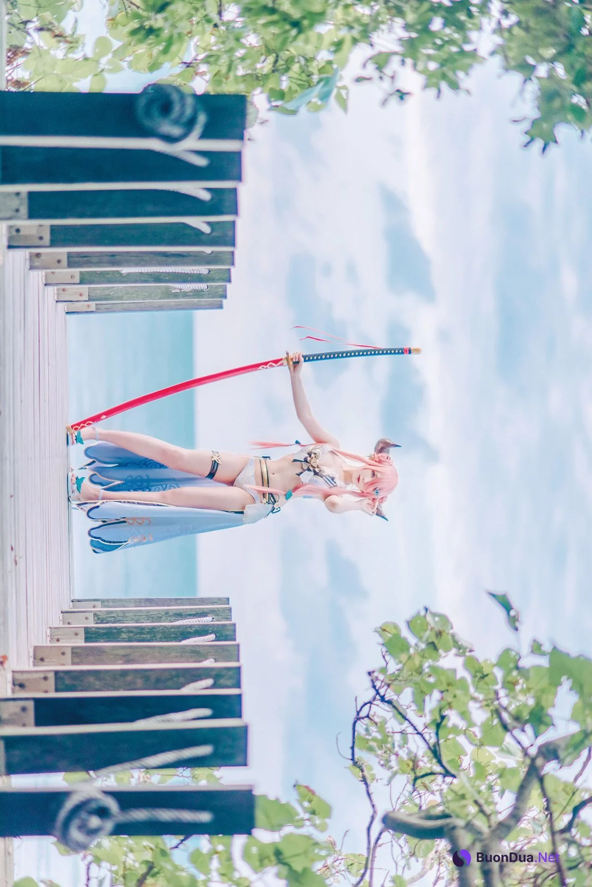 Cosplay 霜月shimo 碧蓝幻想 娜尔梅亚 Set.01 - Photo 8