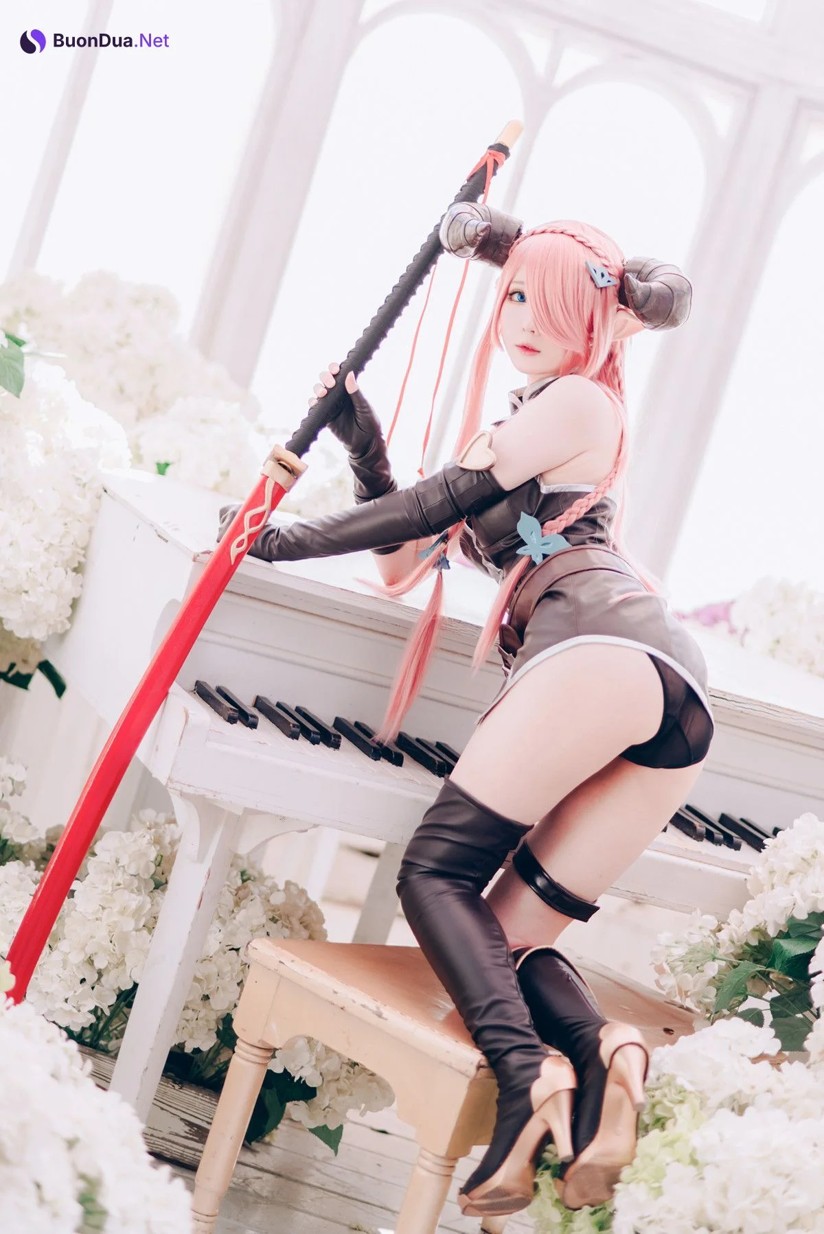 Cosplay 霜月shimo 碧蓝幻想 娜尔梅亚 Set.02 - Photo 11