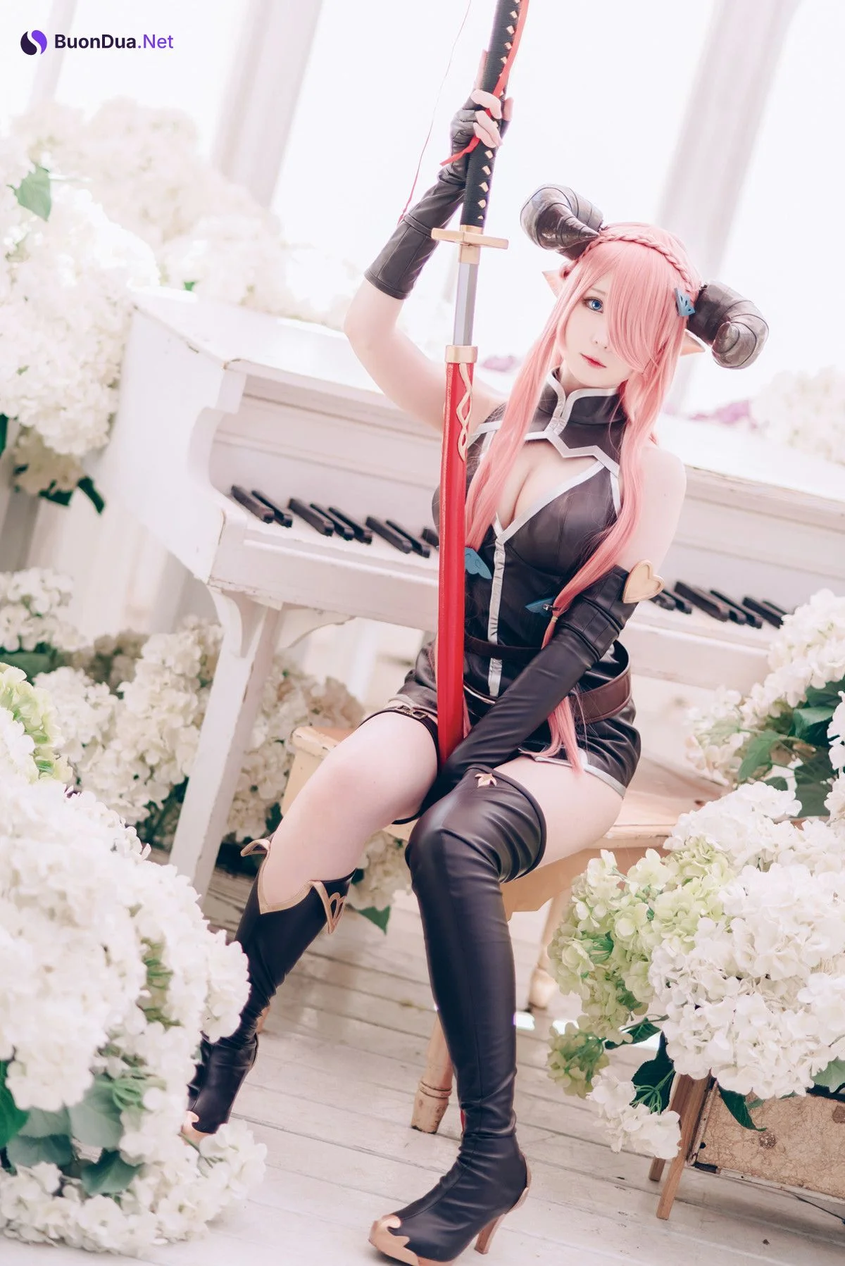 Cosplay 霜月shimo 碧蓝幻想 娜尔梅亚 Set.02 - Photo 15