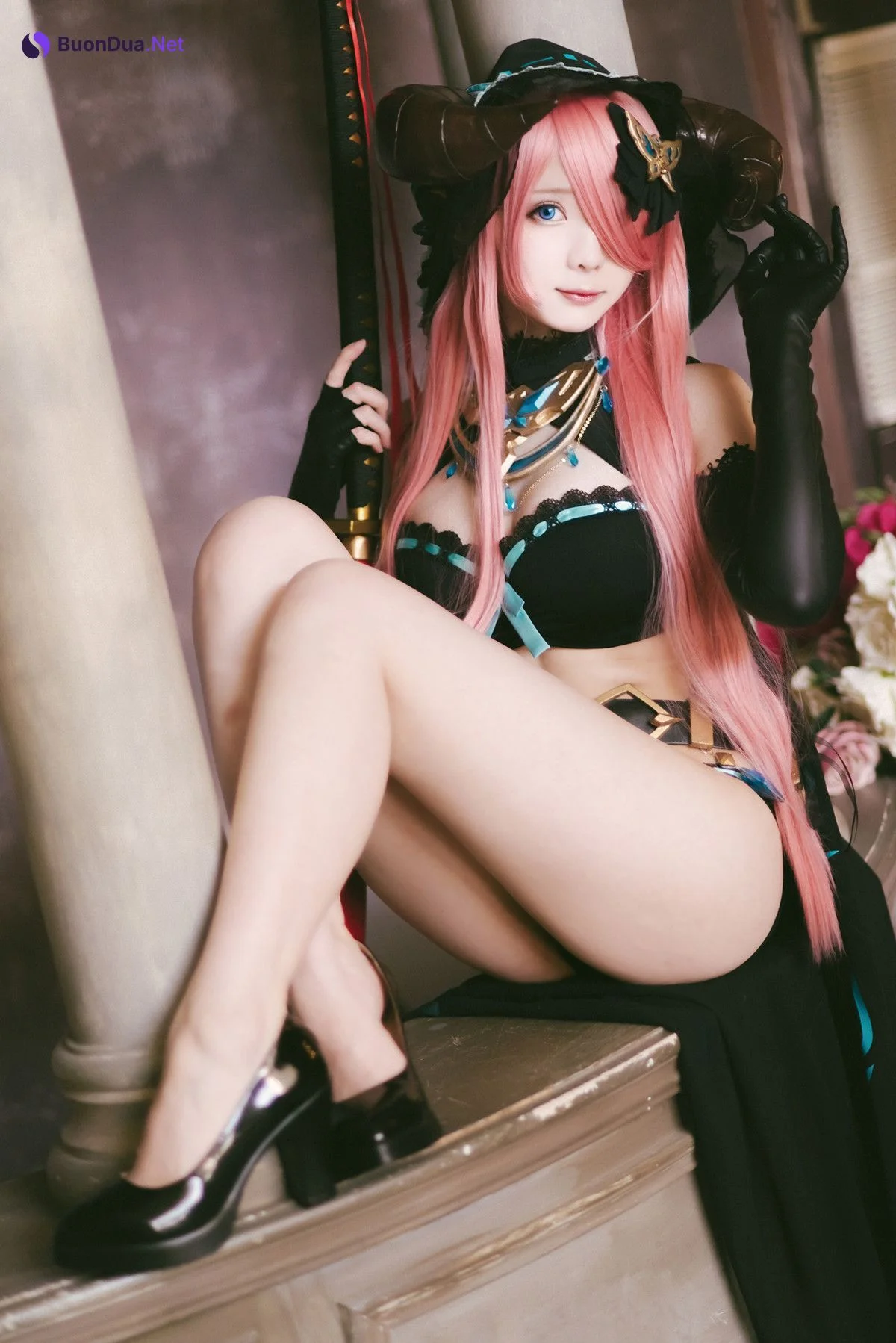 Cosplay 霜月shimo 碧蓝幻想 娜尔梅亚 Set.02 - Photo 3