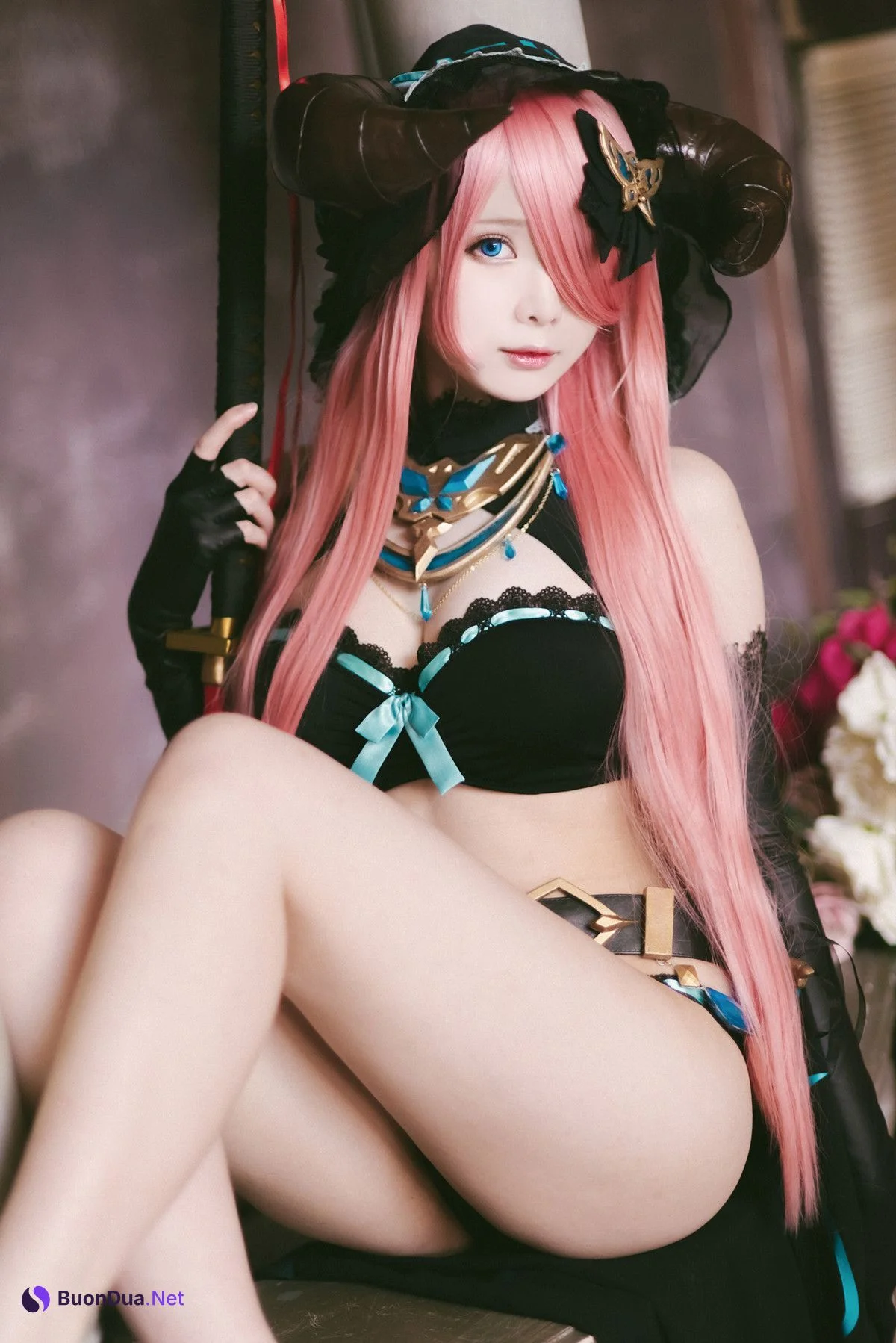 Cosplay 霜月shimo 碧蓝幻想 娜尔梅亚 Set.02 - Photo 4