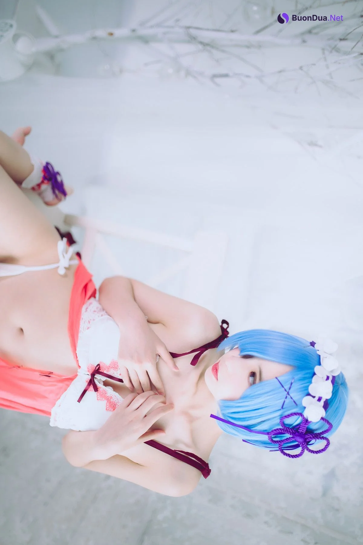 Cosplay 疯猫ss 蕾姆 - 写真 18