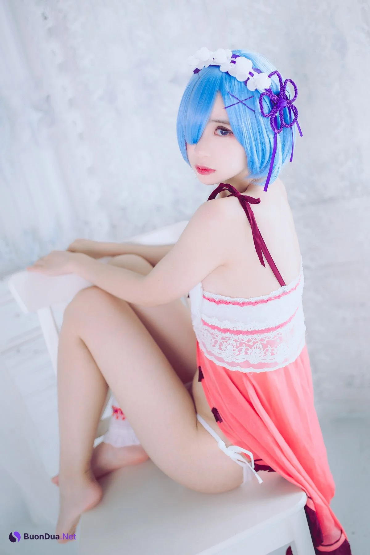 Cosplay 疯猫ss 蕾姆 - 写真 20