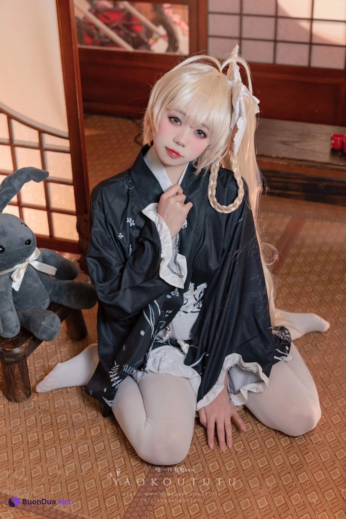 Cosplay 黏黏团子兔 六月T3专属特典 『穹妹浴衣』 - Photo 8