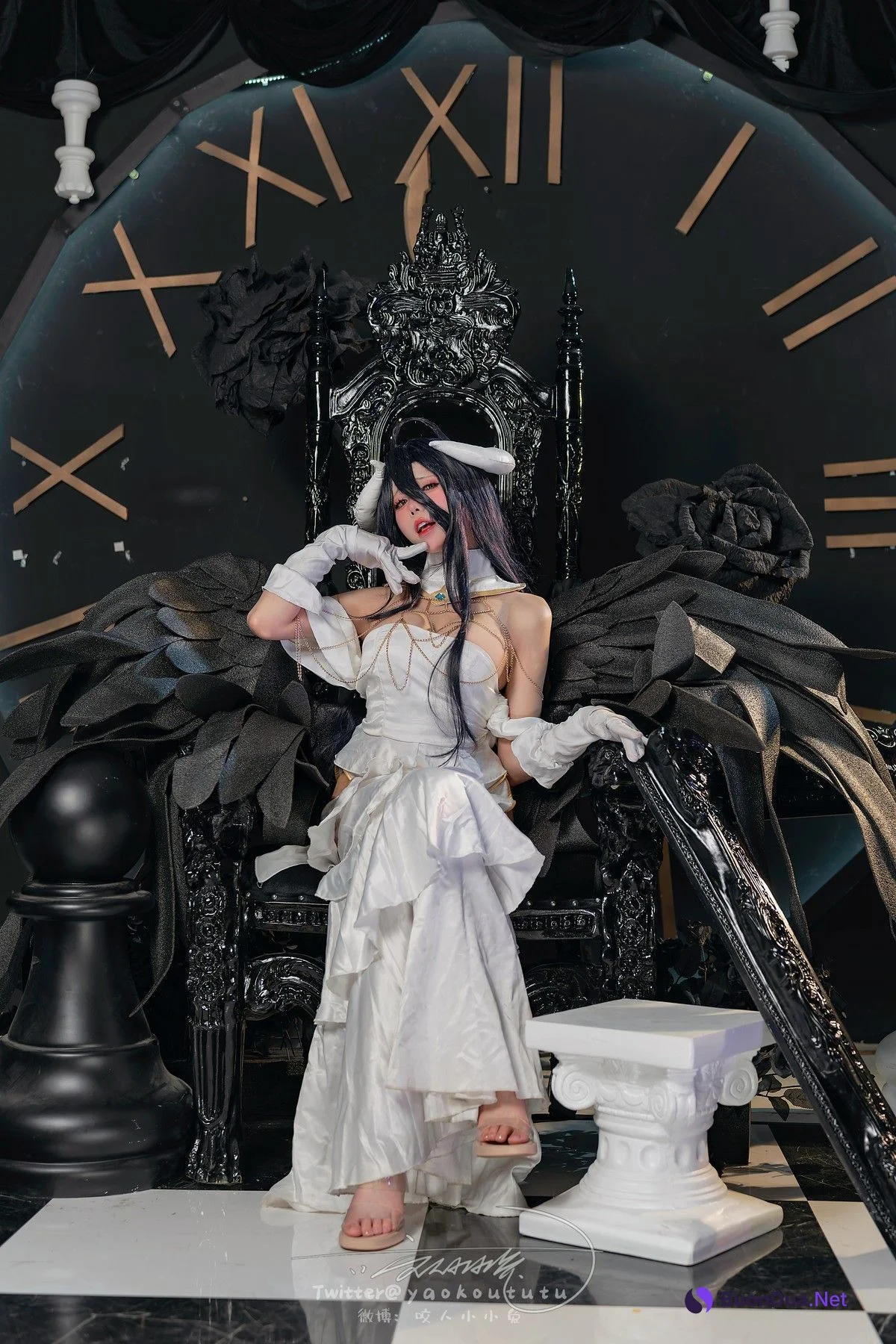 Cosplay 黏黏团子兔 魅魔之耻 雅儿贝德 & Tell Me - Photo 10