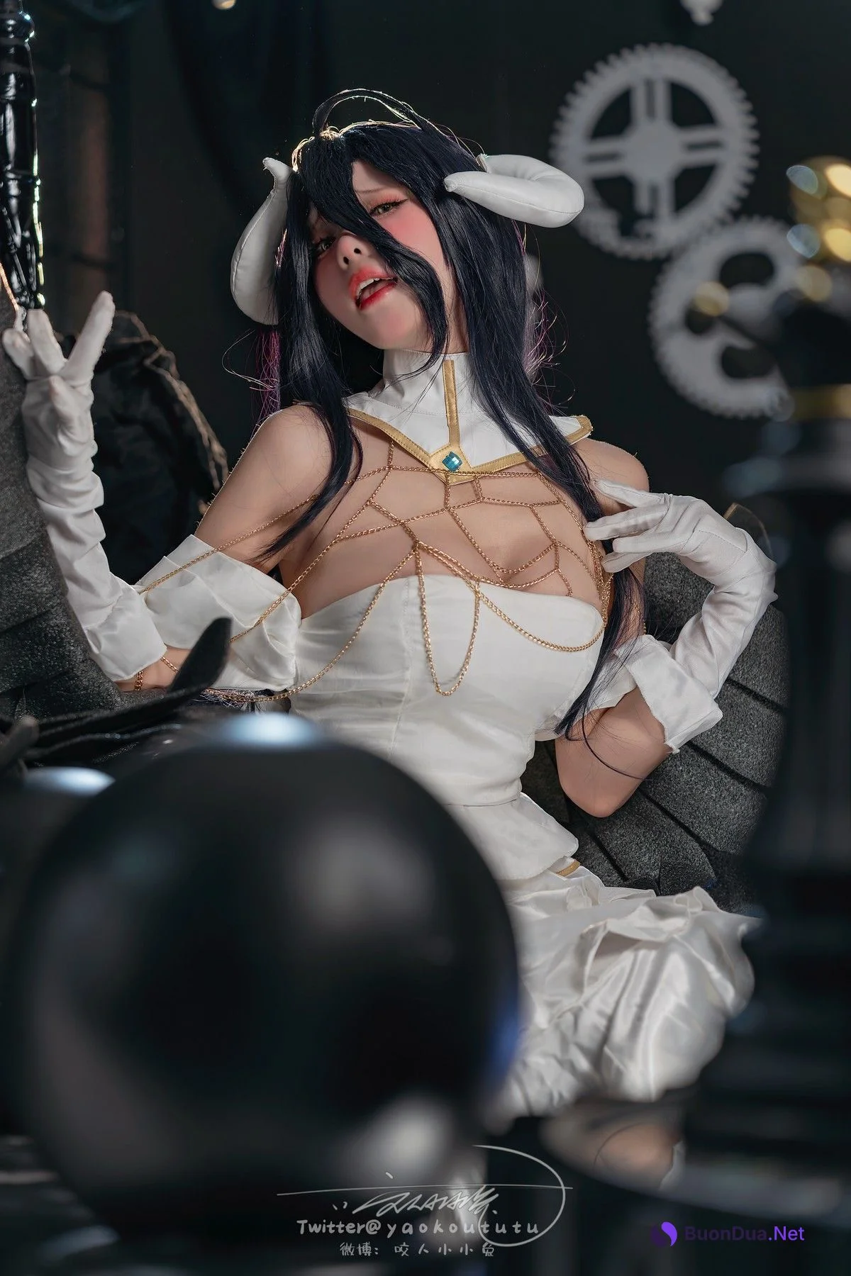 Cosplay 黏黏团子兔 魅魔之耻 雅儿贝德 & Tell Me - Photo 17