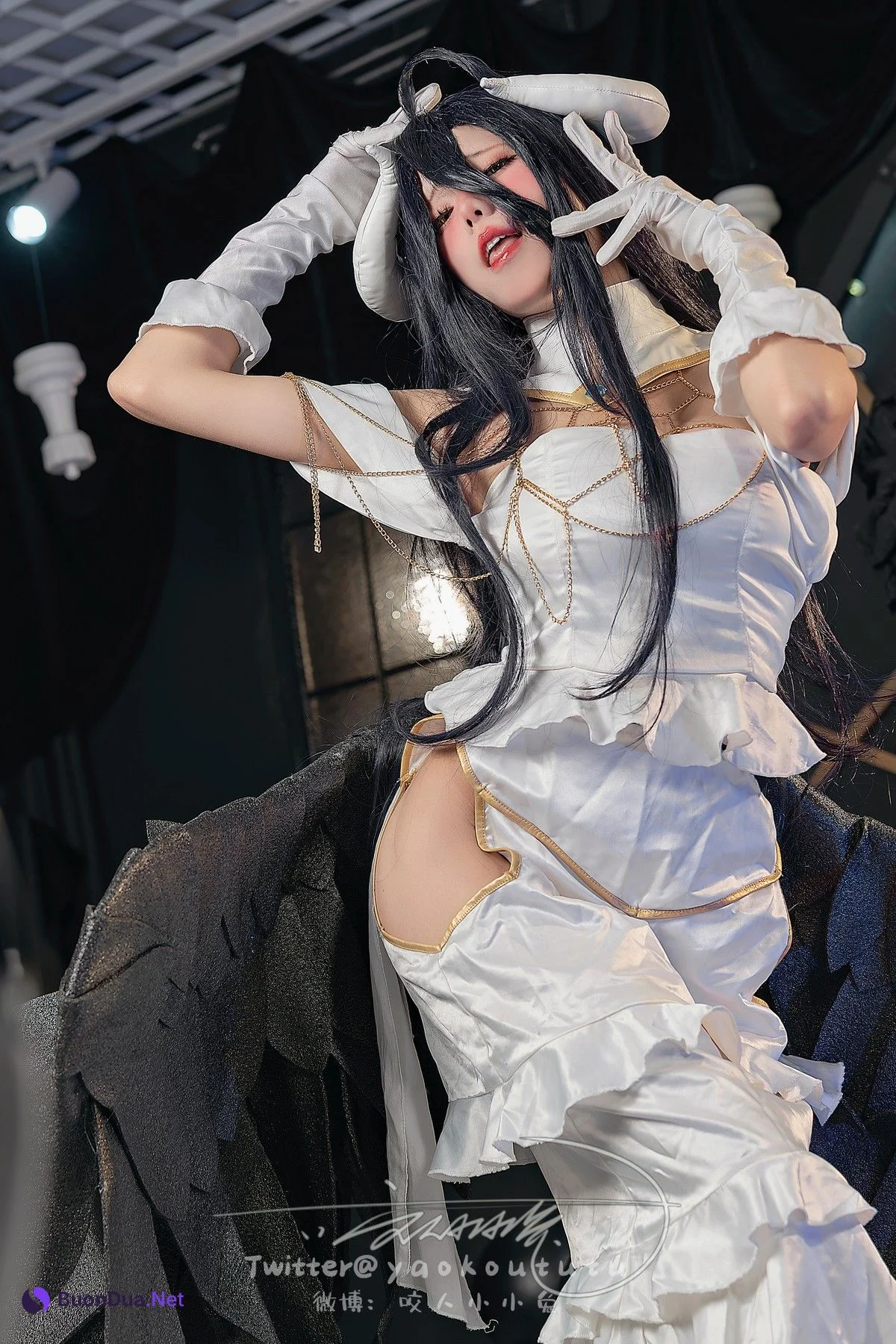 Cosplay 黏黏团子兔 魅魔之耻 雅儿贝德 & Tell Me - Photo 3
