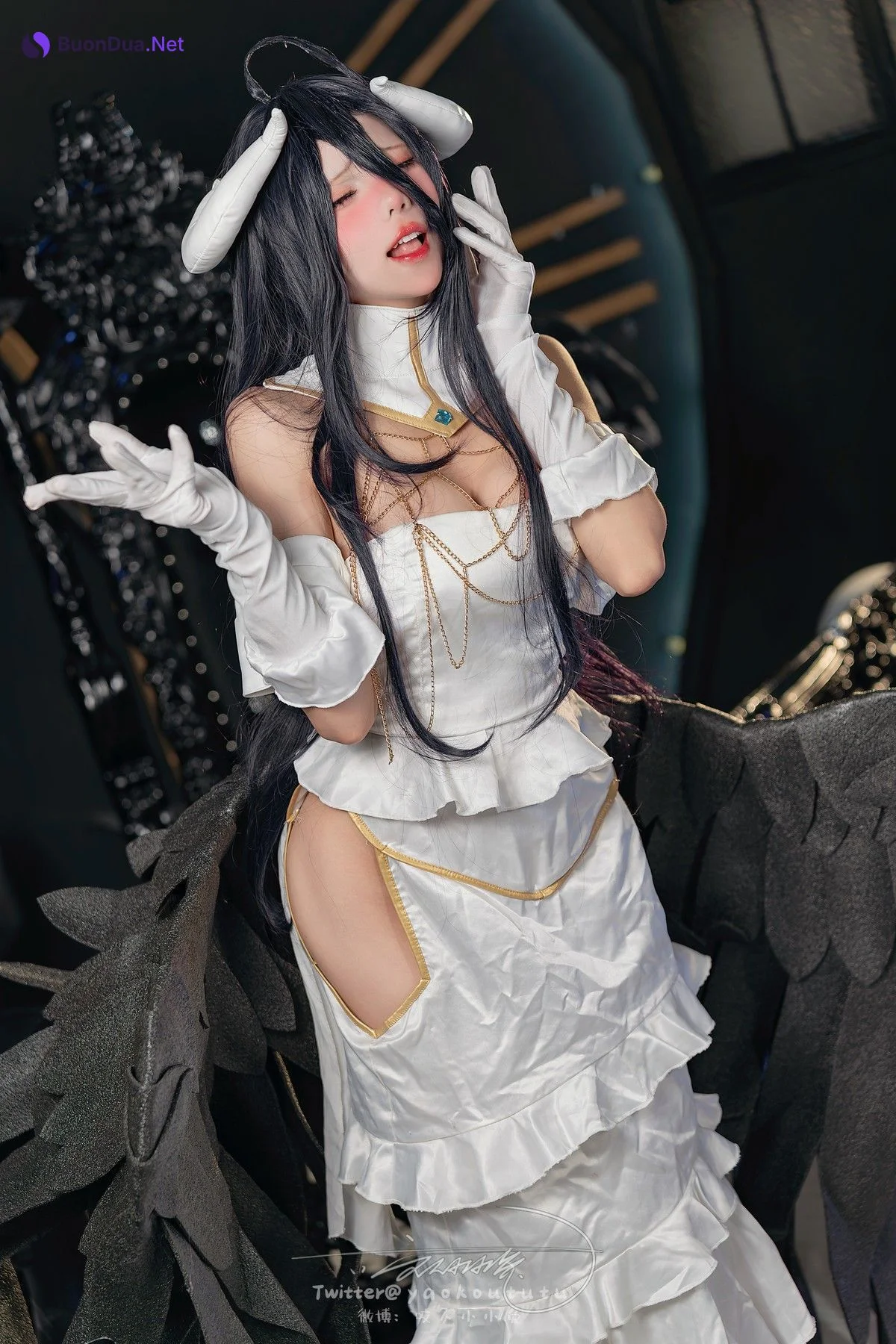 Cosplay 黏黏团子兔 魅魔之耻 雅儿贝德 & Tell Me - Photo 6