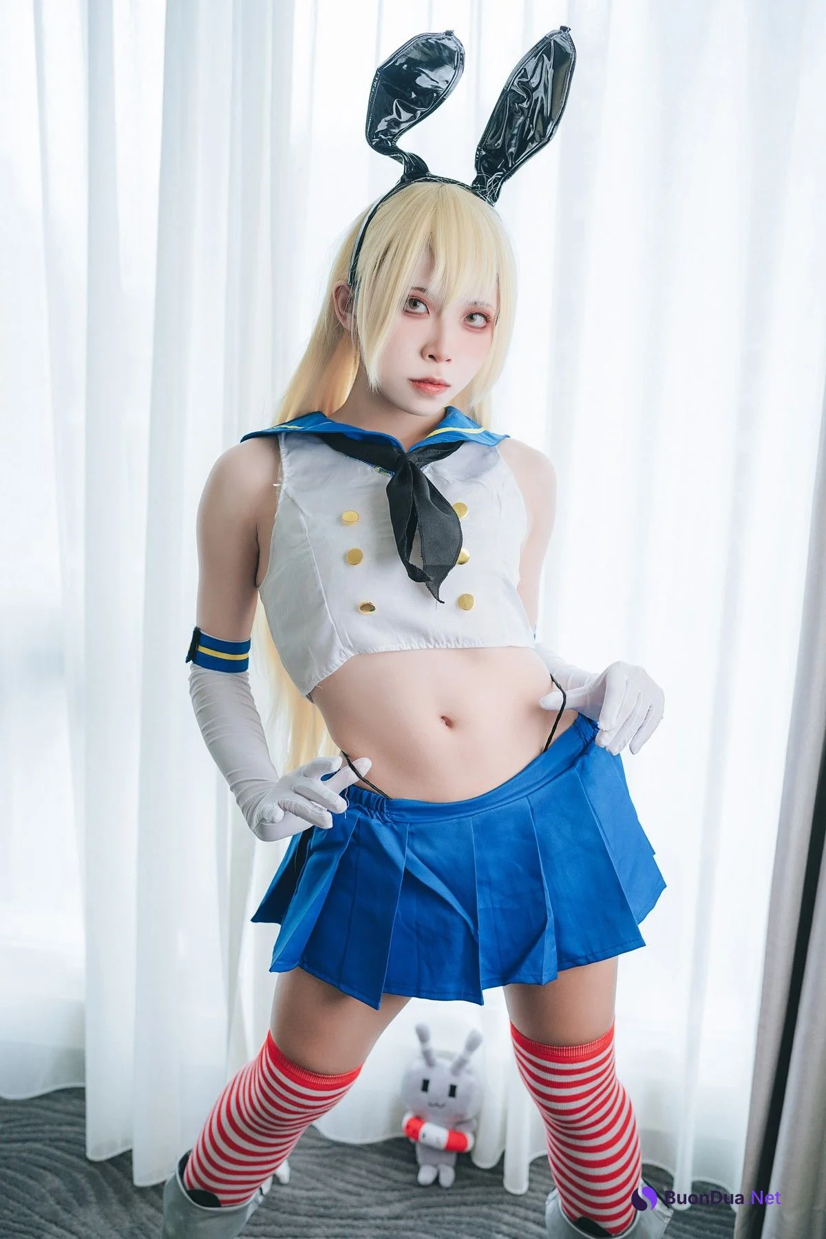 Cosplay 浵卡Tokar Shimakaze Kancolle - Photo 2