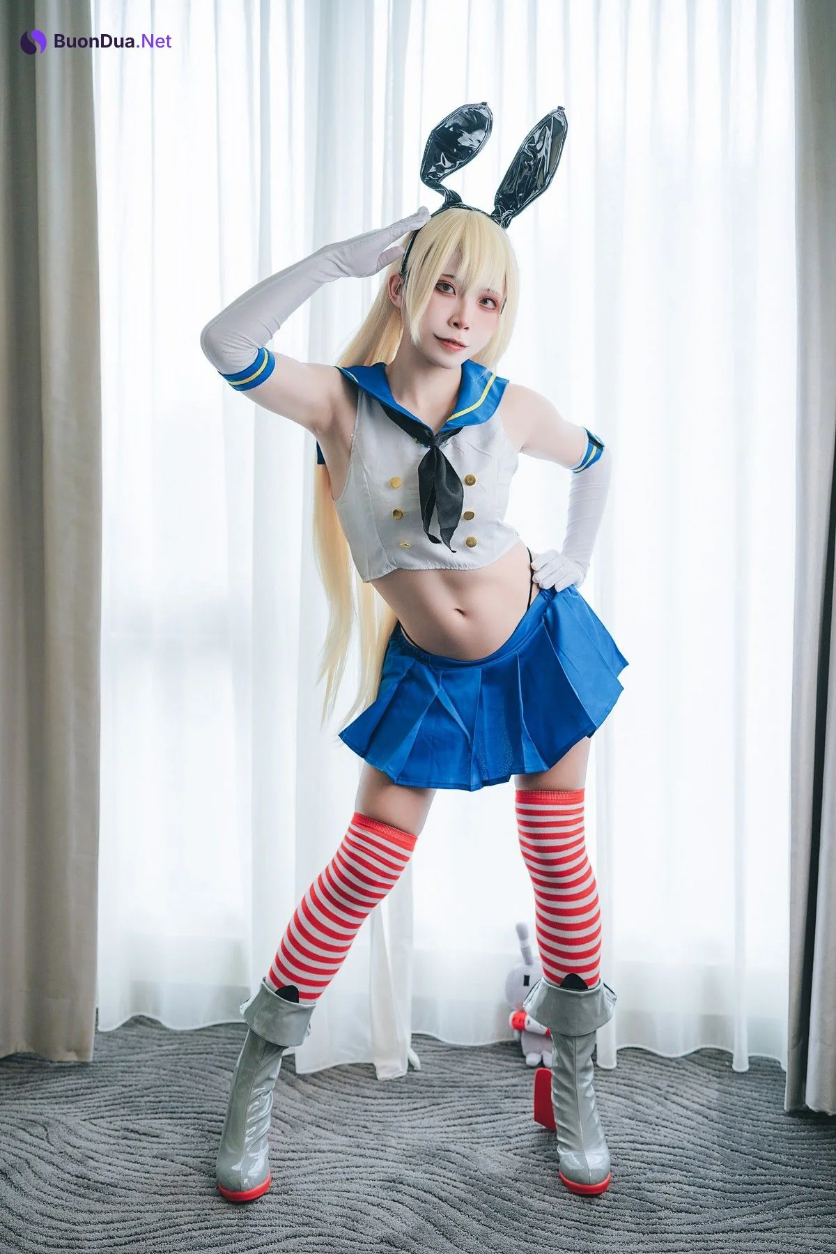 Cosplay 浵卡Tokar Shimakaze Kancolle - Photo 3