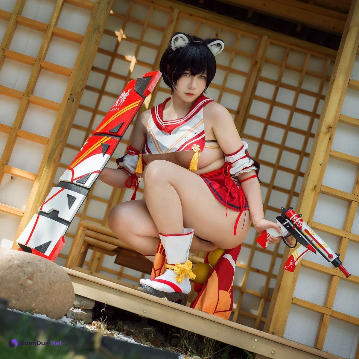 Cosplay 麻花麻花酱 椿 Tsubaki - Photo 19