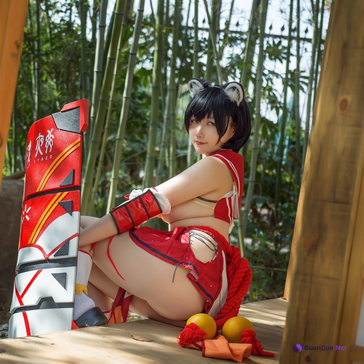 Cosplay 麻花麻花酱 椿 Tsubaki - Photo 2