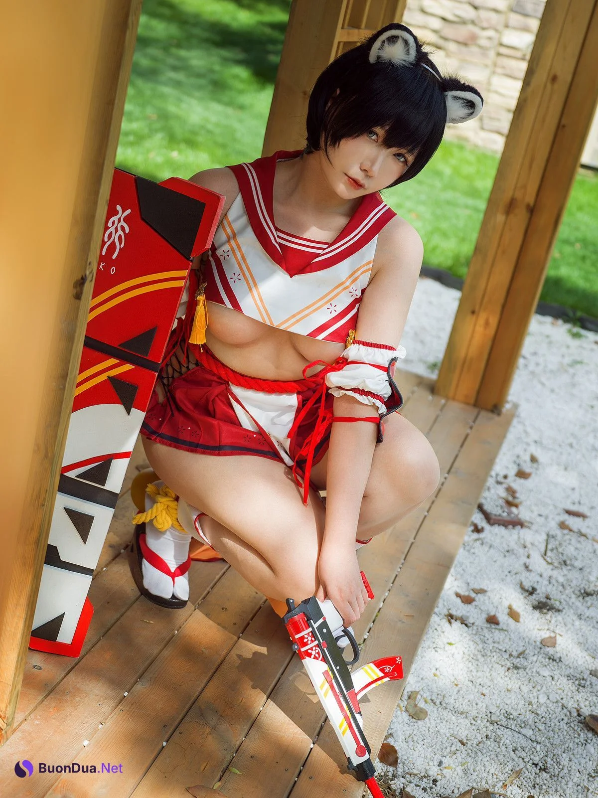 Cosplay 麻花麻花酱 椿 Tsubaki - Photo 20