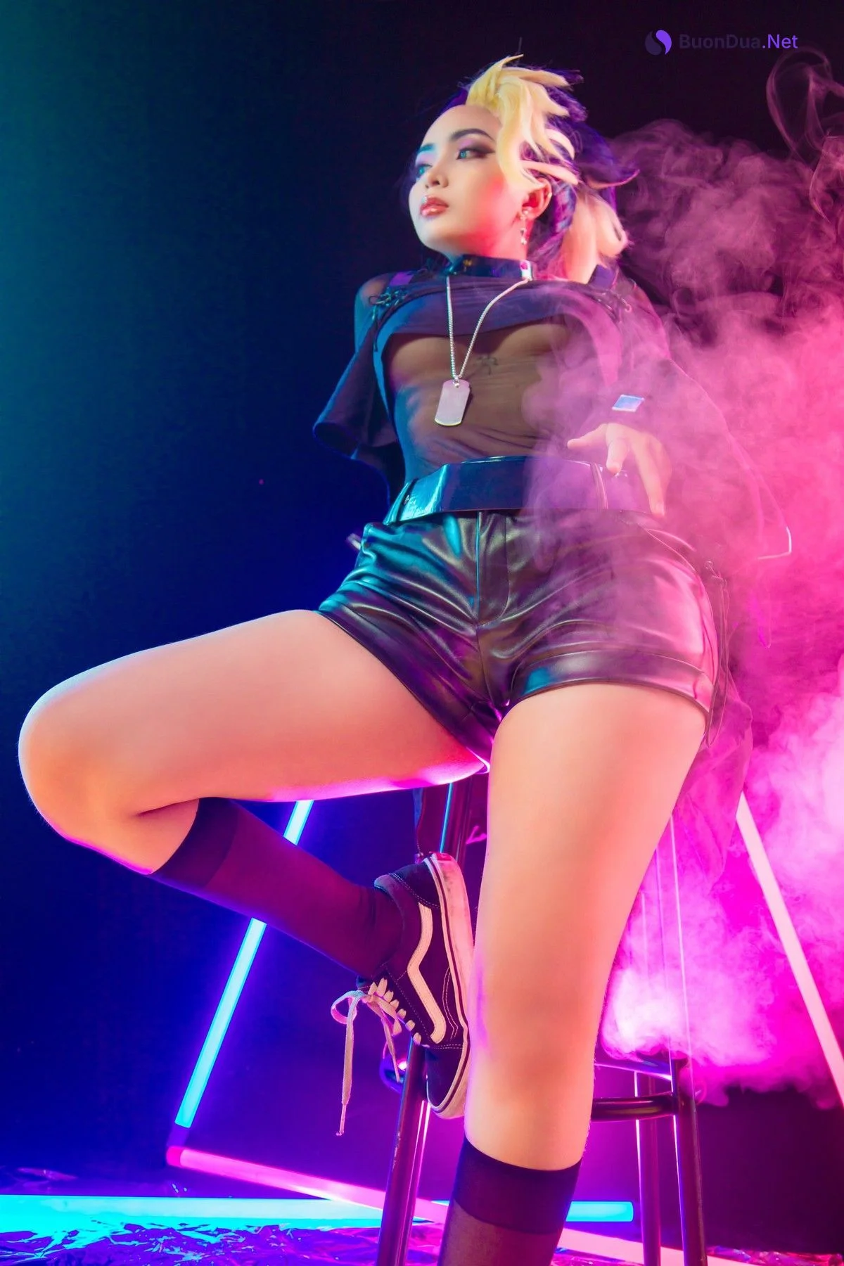 Cosplay Umeko.J Akali The Baddest - Photo 15