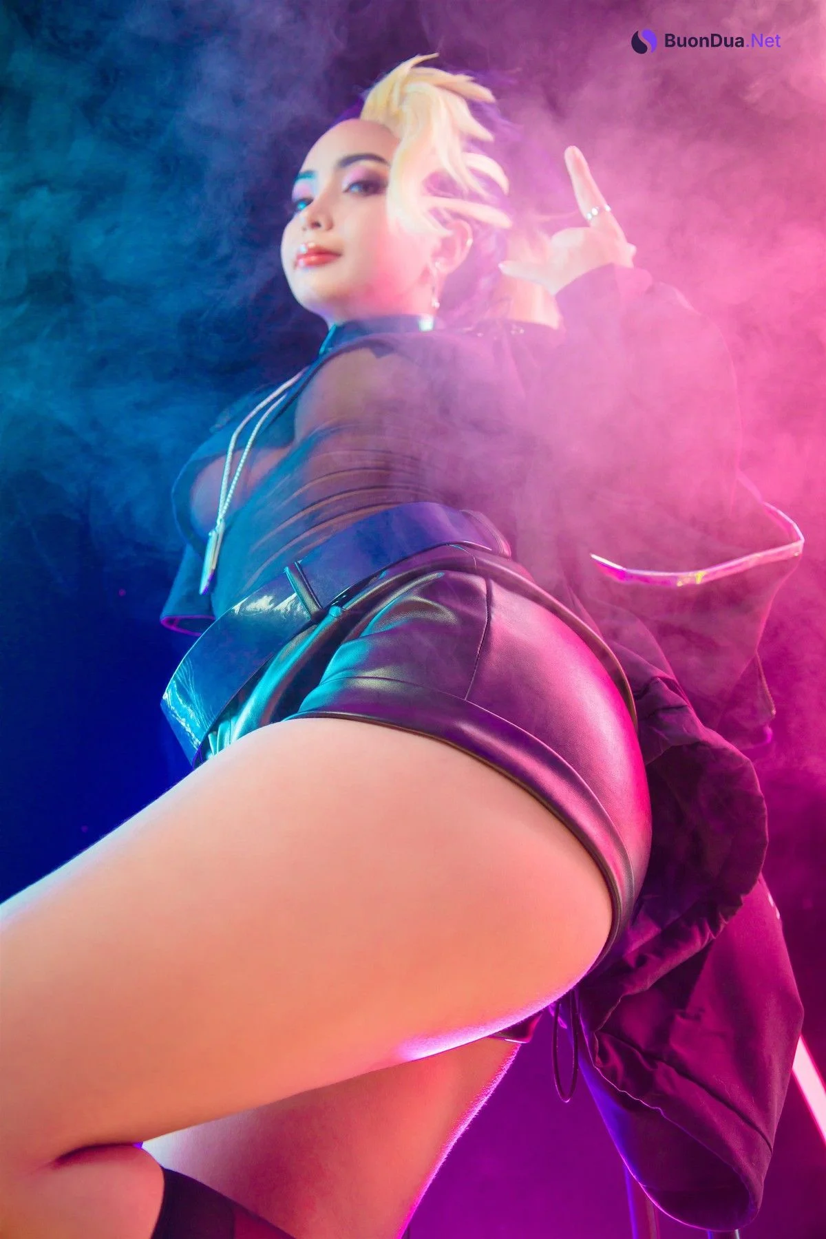 Cosplay Umeko.J Akali The Baddest - Photo 18