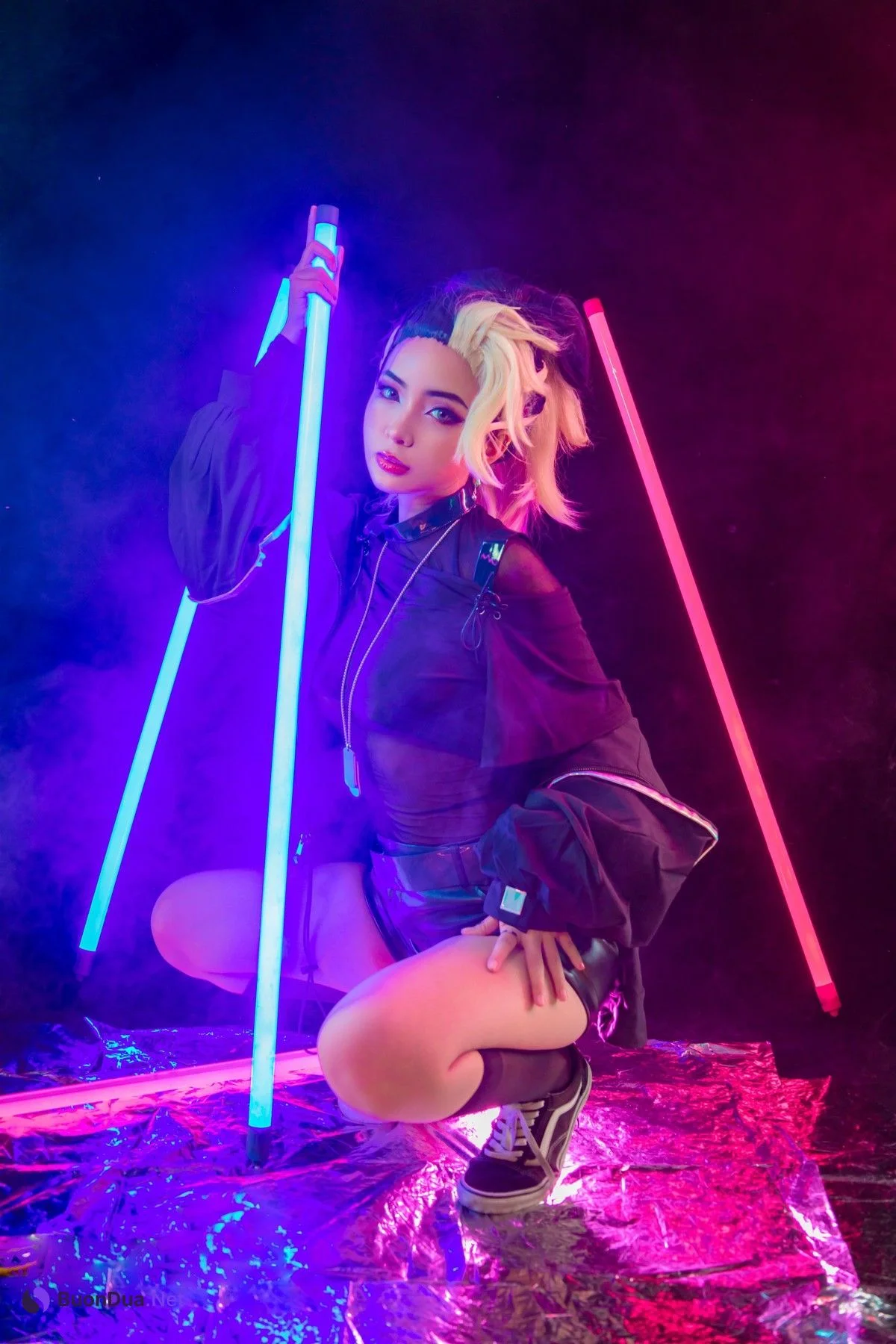 Cosplay Umeko.J Akali The Baddest - Photo 3