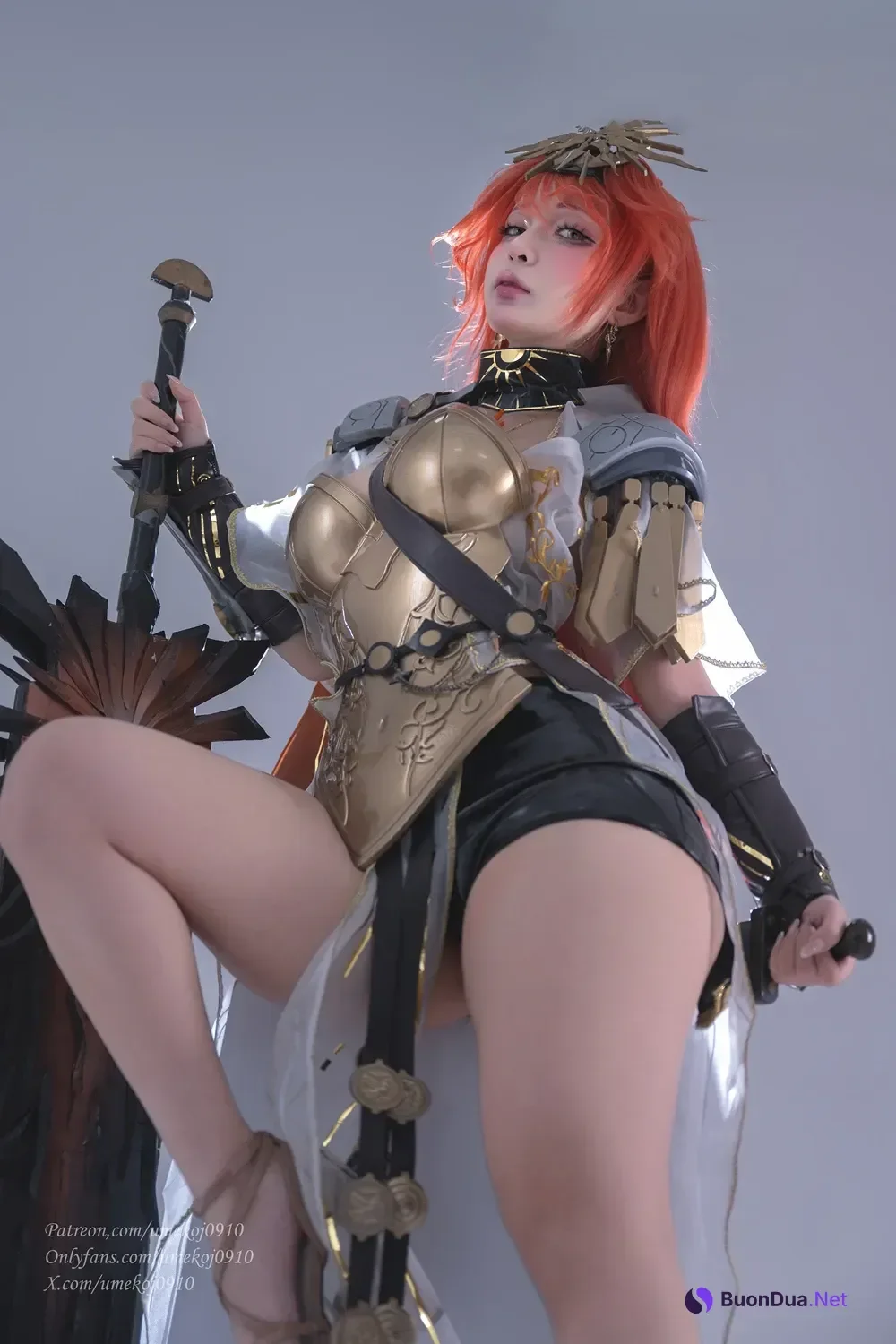 Cosplay Umeko.J – Augusta Wuthering Waves 鸣潮 奥古斯塔 - Photo 13