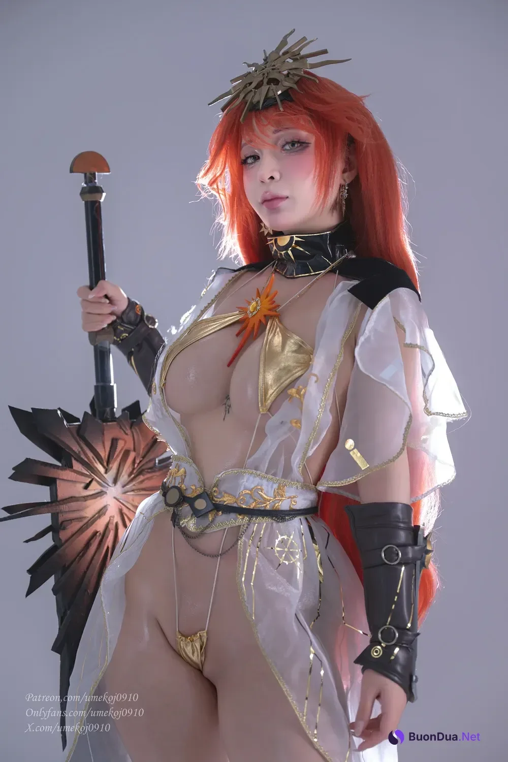 Cosplay Umeko.J – Augusta Wuthering Waves 鸣潮 奥古斯塔 - Photo 18