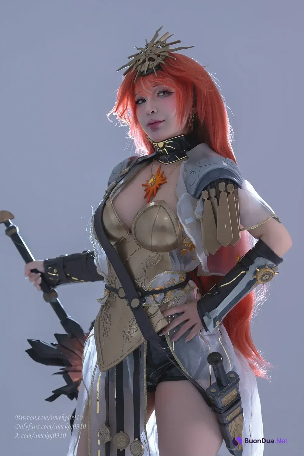 Cosplay Umeko.J – Augusta Wuthering Waves 鸣潮 奥古斯塔 - Photo 2