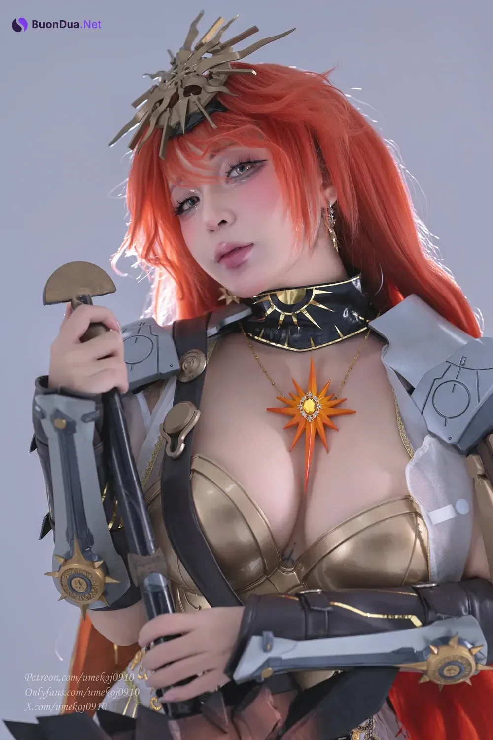 Cosplay Umeko.J – Augusta Wuthering Waves 鸣潮 奥古斯塔 - Photo 7