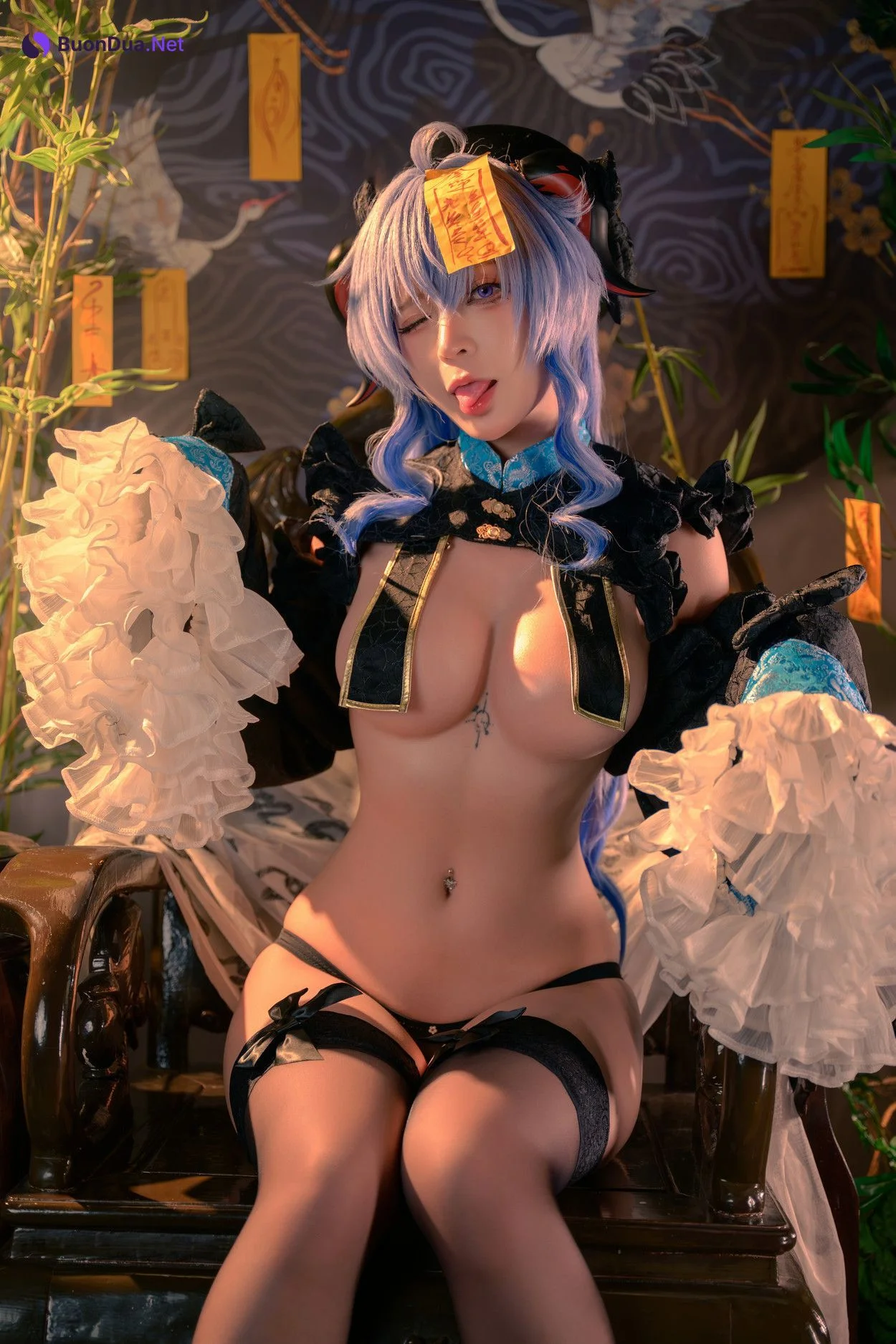 Cosplay Umeko.J 原神 甘雨 - Photo 16