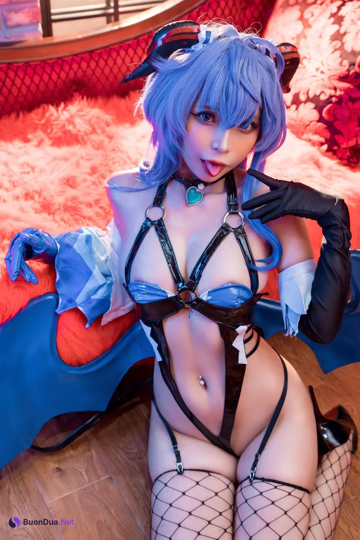 Cosplay Umeko.J Ganyu Succubus Set.01 - Photo 17