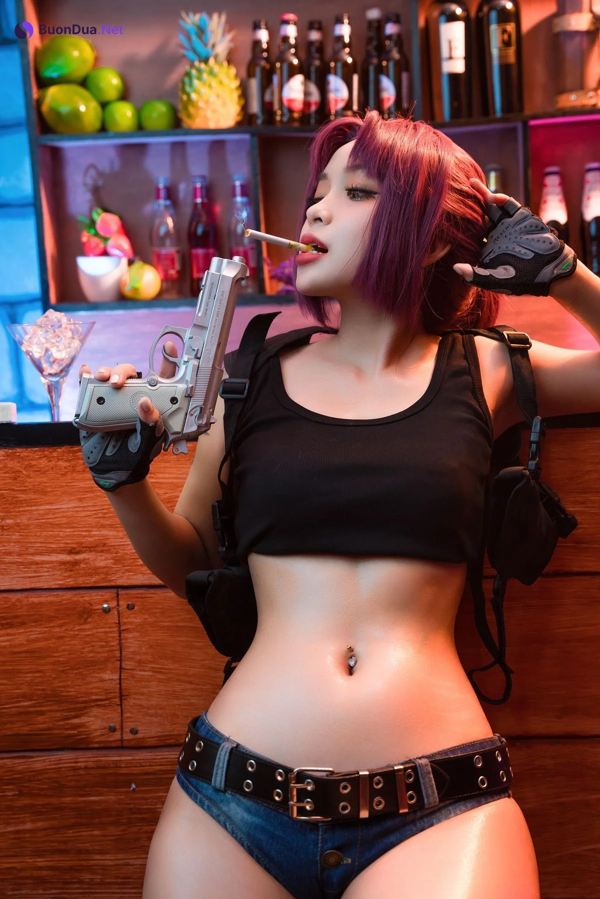 Cosplay Umeko.J Revy Black Lagoon - Photo 4