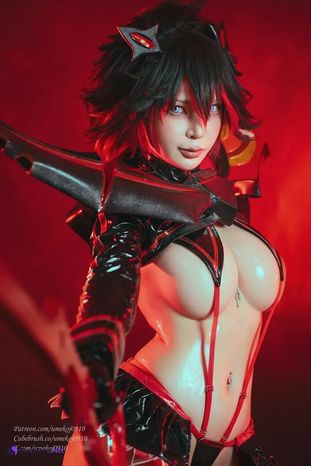 Cosplay Umeko.J – Ryuko Matoi Kamui Senketsu Ver. 「Kill la Kill」 - Photo 14