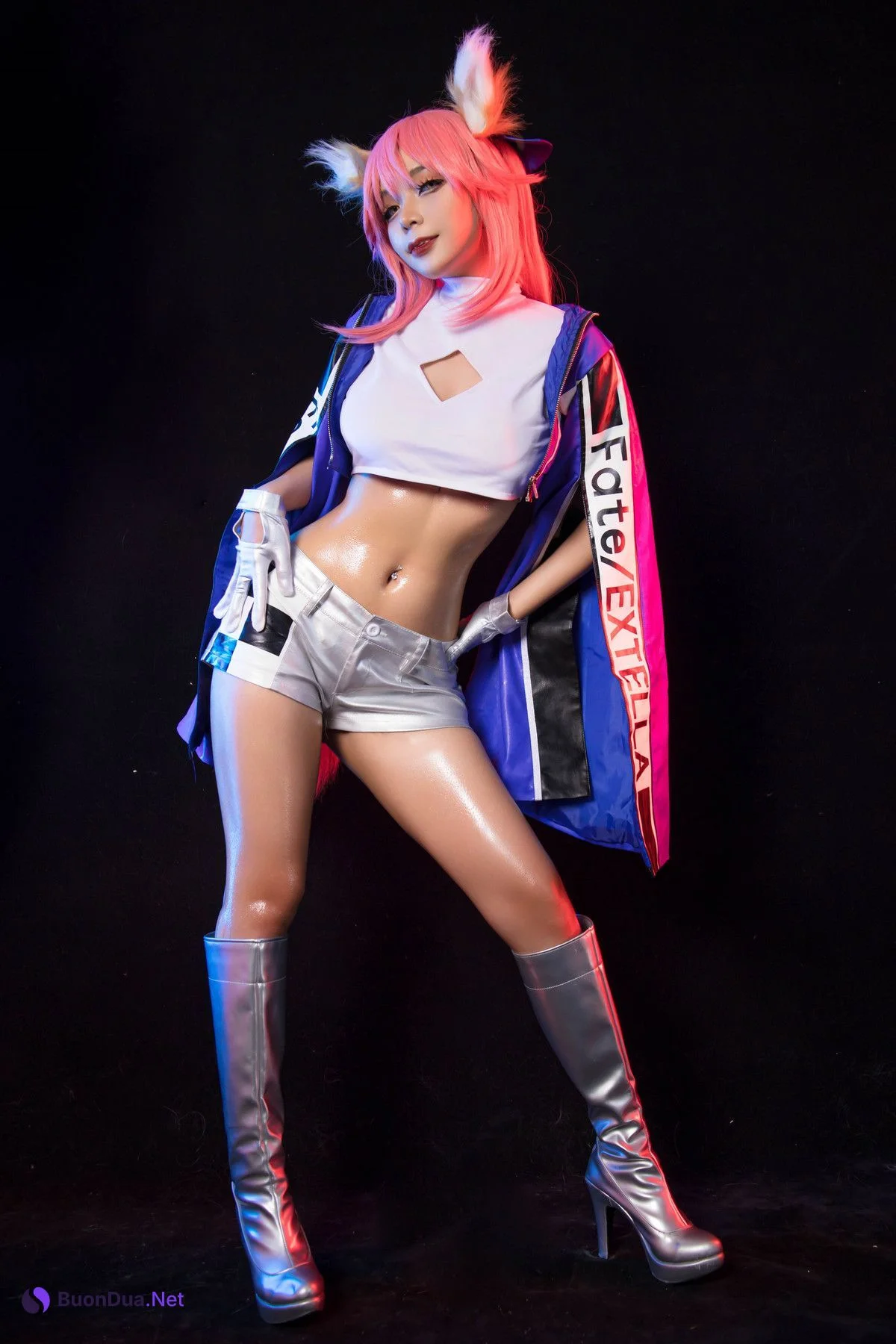 Cosplay Umeko.J Tamamo Racing Fate Extrella - Photo 12