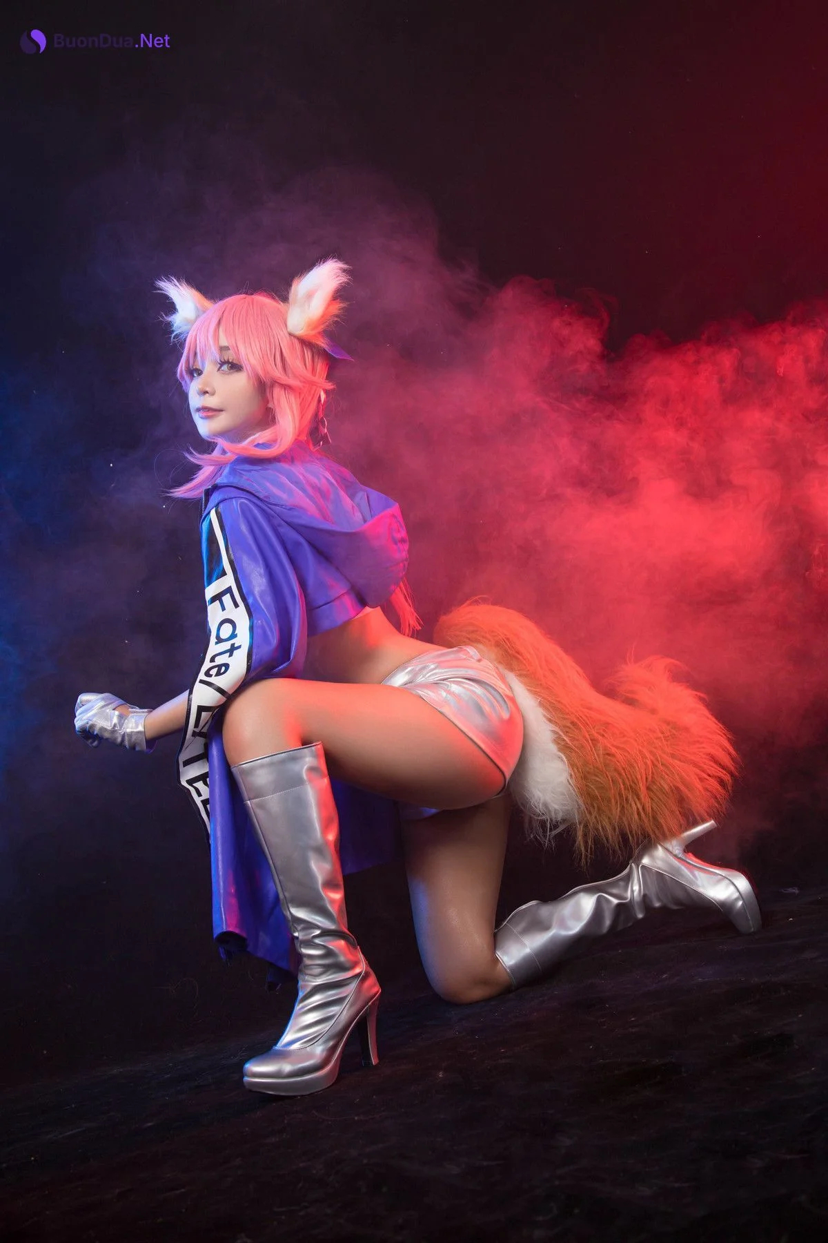 Cosplay Umeko.J Tamamo Racing Fate Extrella - Photo 9