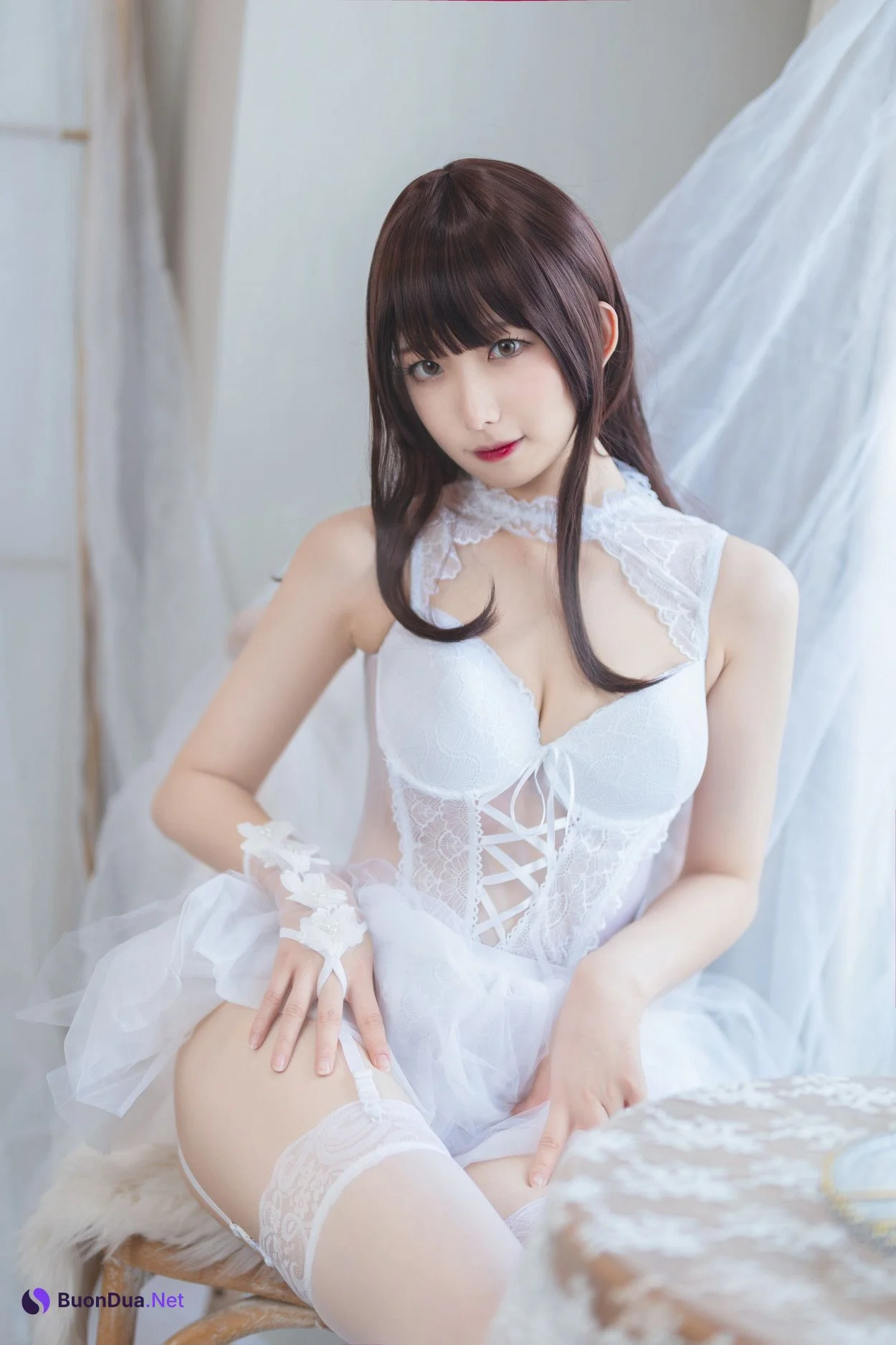 Cosplay 封疆疆v 纯白 - 写真 15