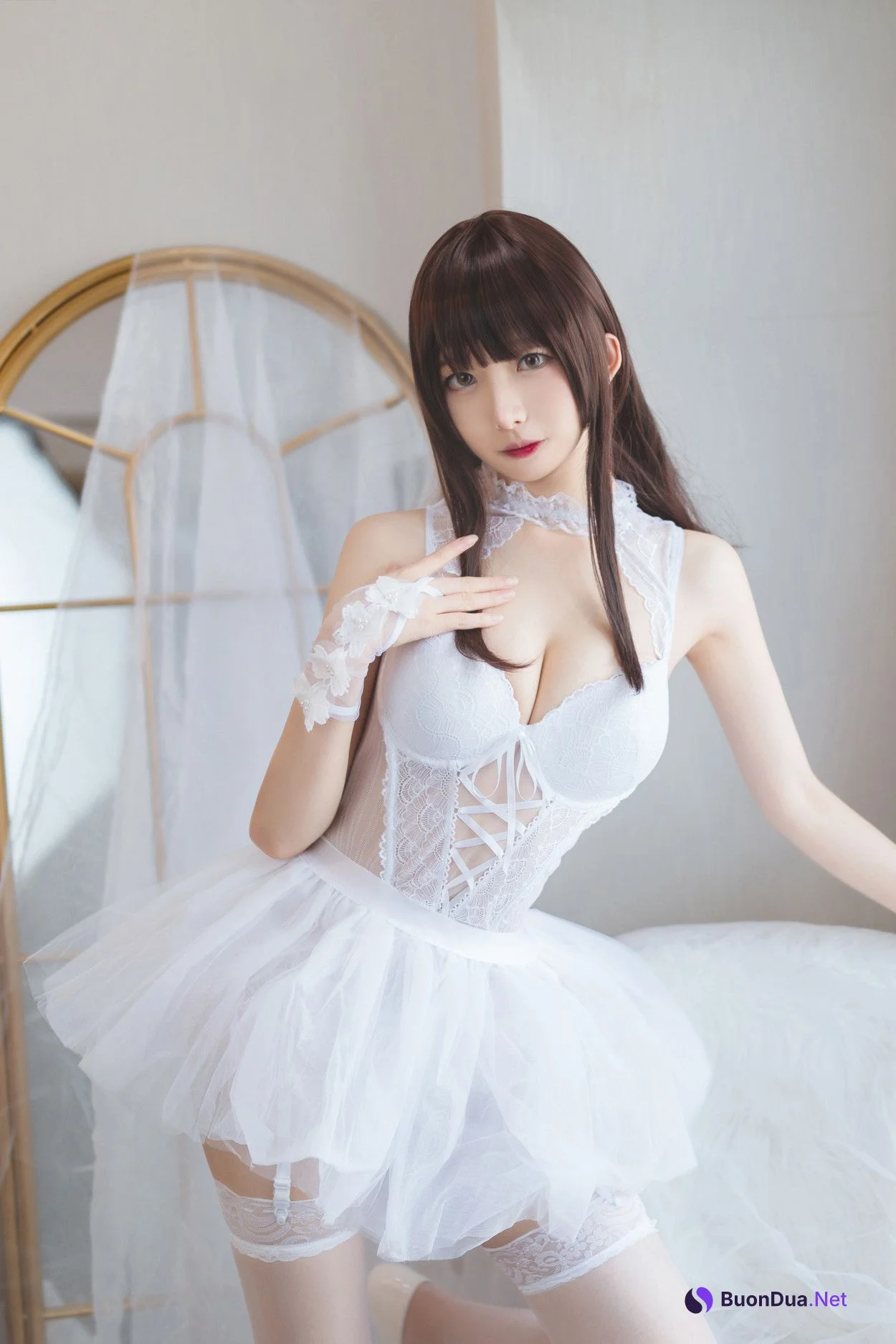 Cosplay 封疆疆v 纯白 - 写真 2