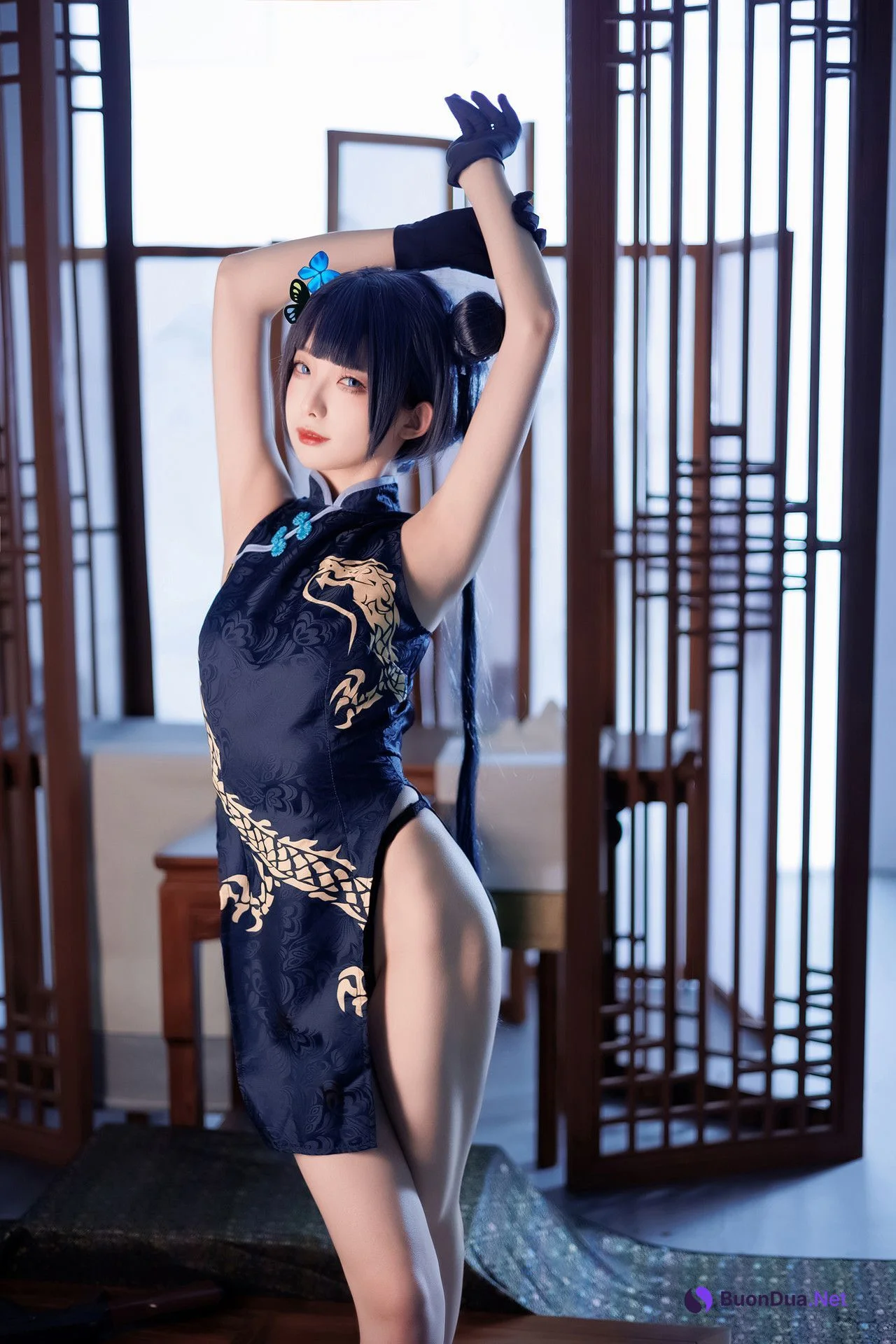 Cosplay 封疆疆v 碧蓝档案 妃咲 - 사진 11