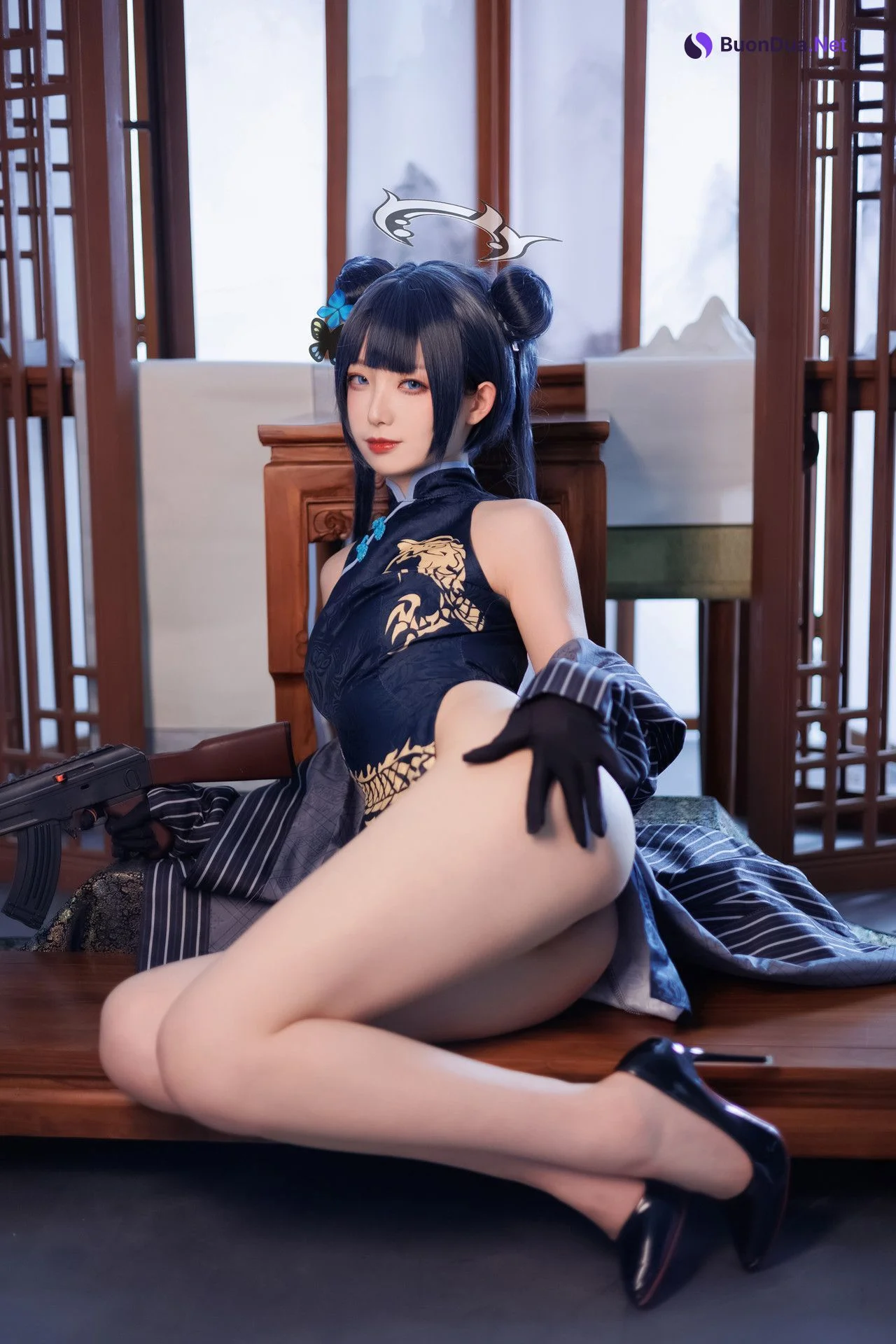 Cosplay 封疆疆v 碧蓝档案 妃咲 - 사진 12