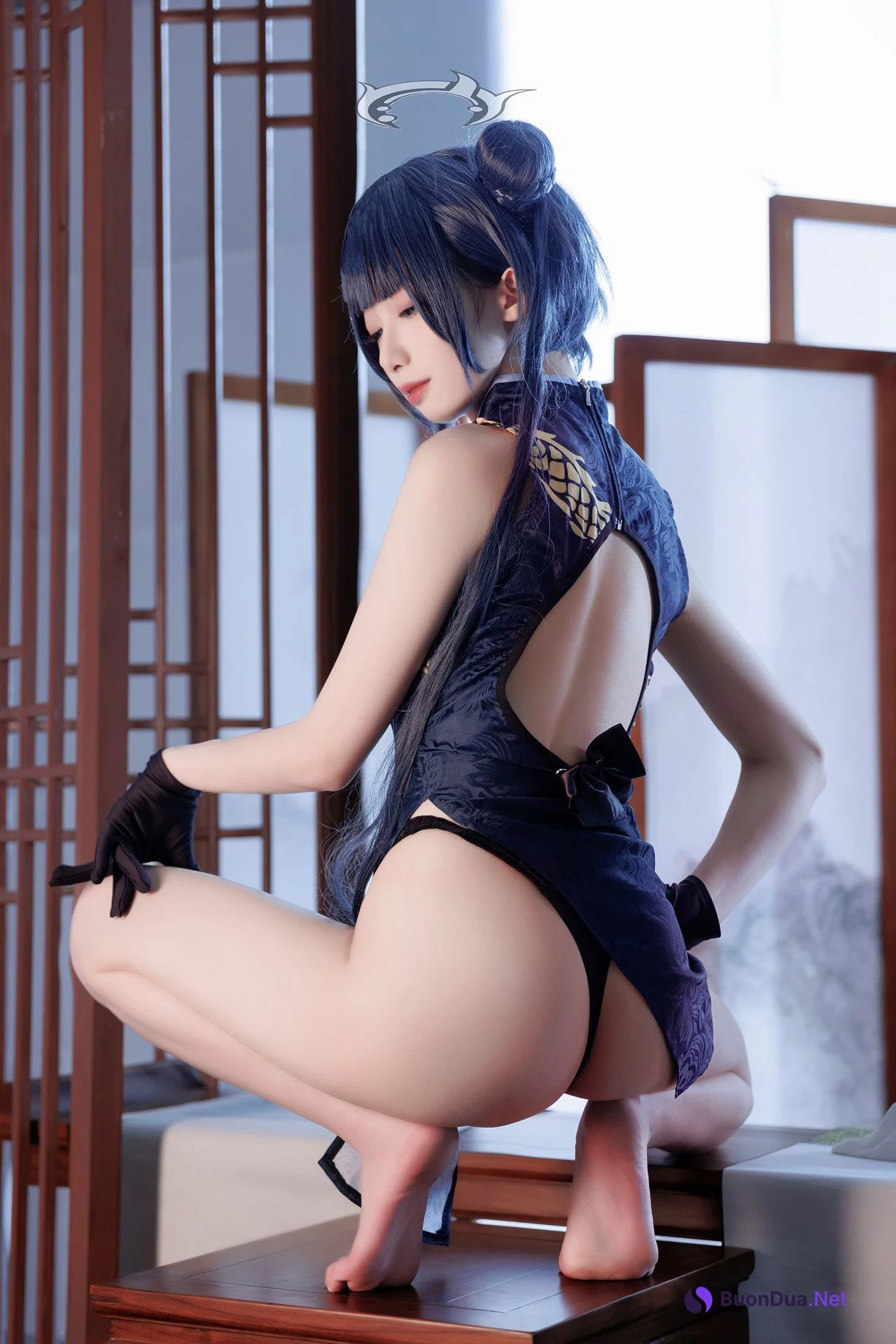 Cosplay 封疆疆v 碧蓝档案 妃咲 - 사진 13