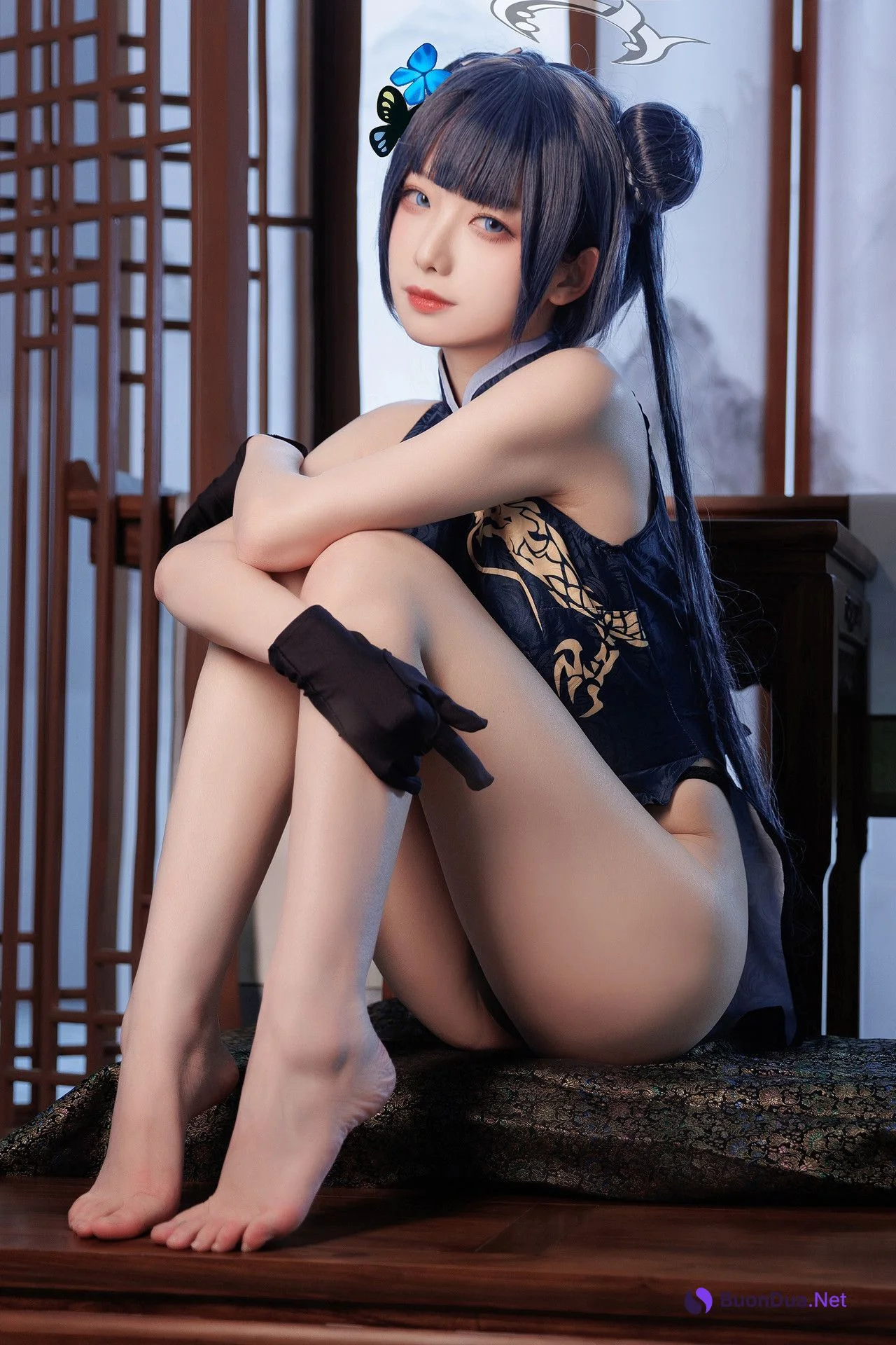 Cosplay 封疆疆v 碧蓝档案 妃咲 - 사진 15