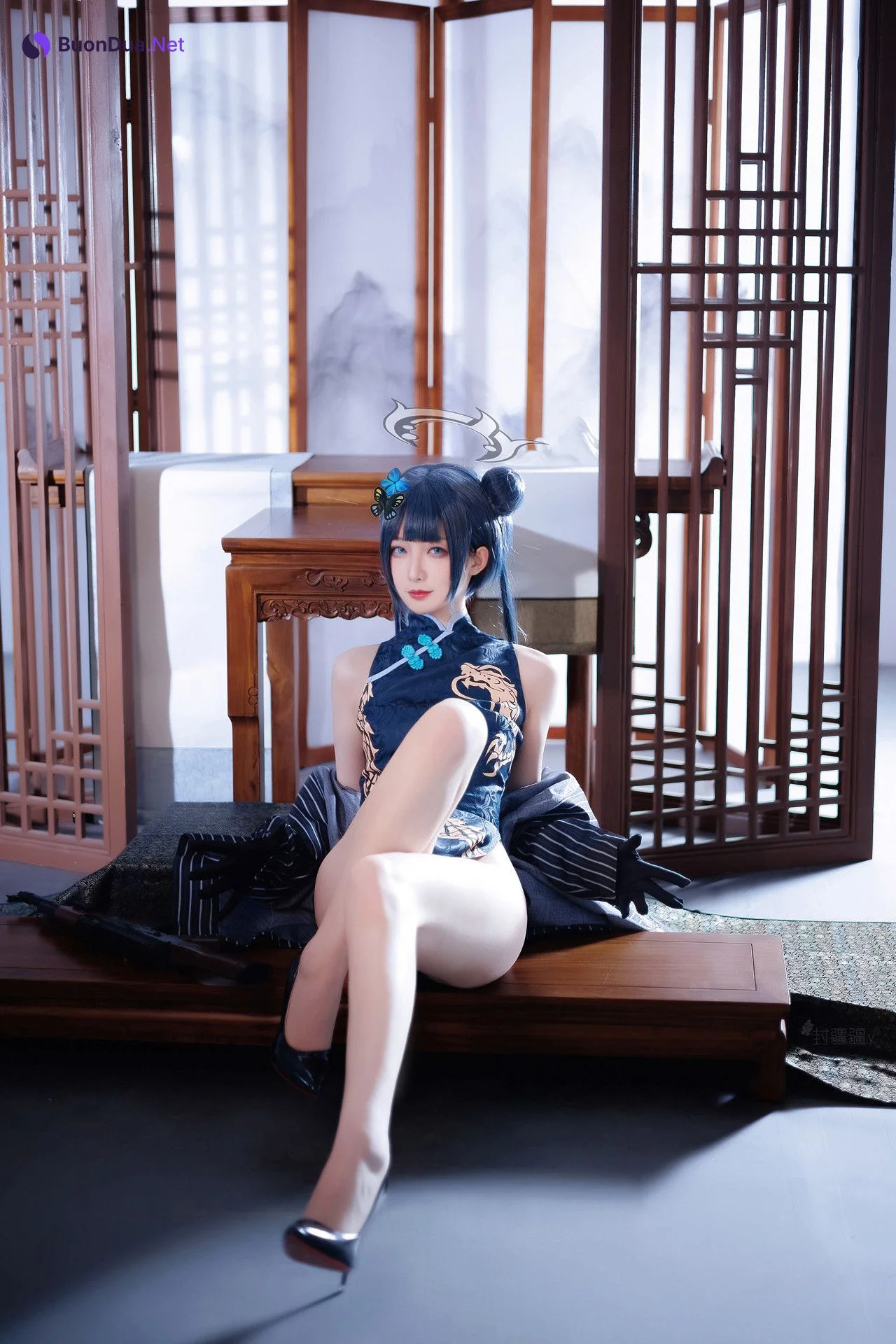 Cosplay 封疆疆v 碧蓝档案 妃咲 - 사진 7