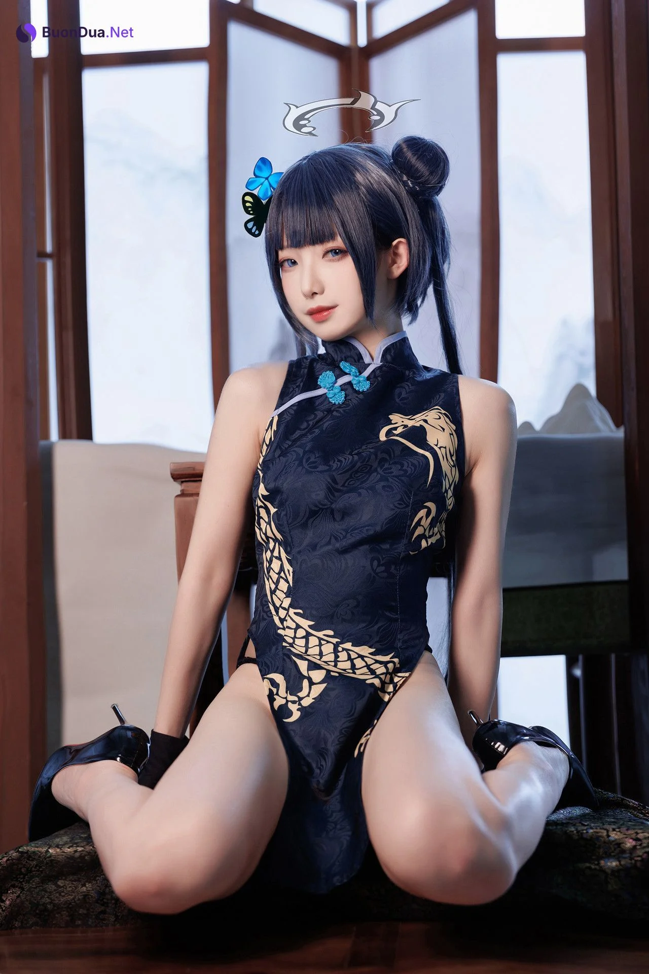 Cosplay 封疆疆v 碧蓝档案 妃咲 - 사진 8