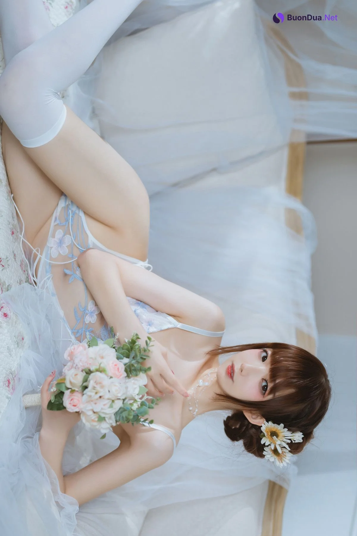 Cosplay 封疆疆v 纯欲连体衣 - 写真 18